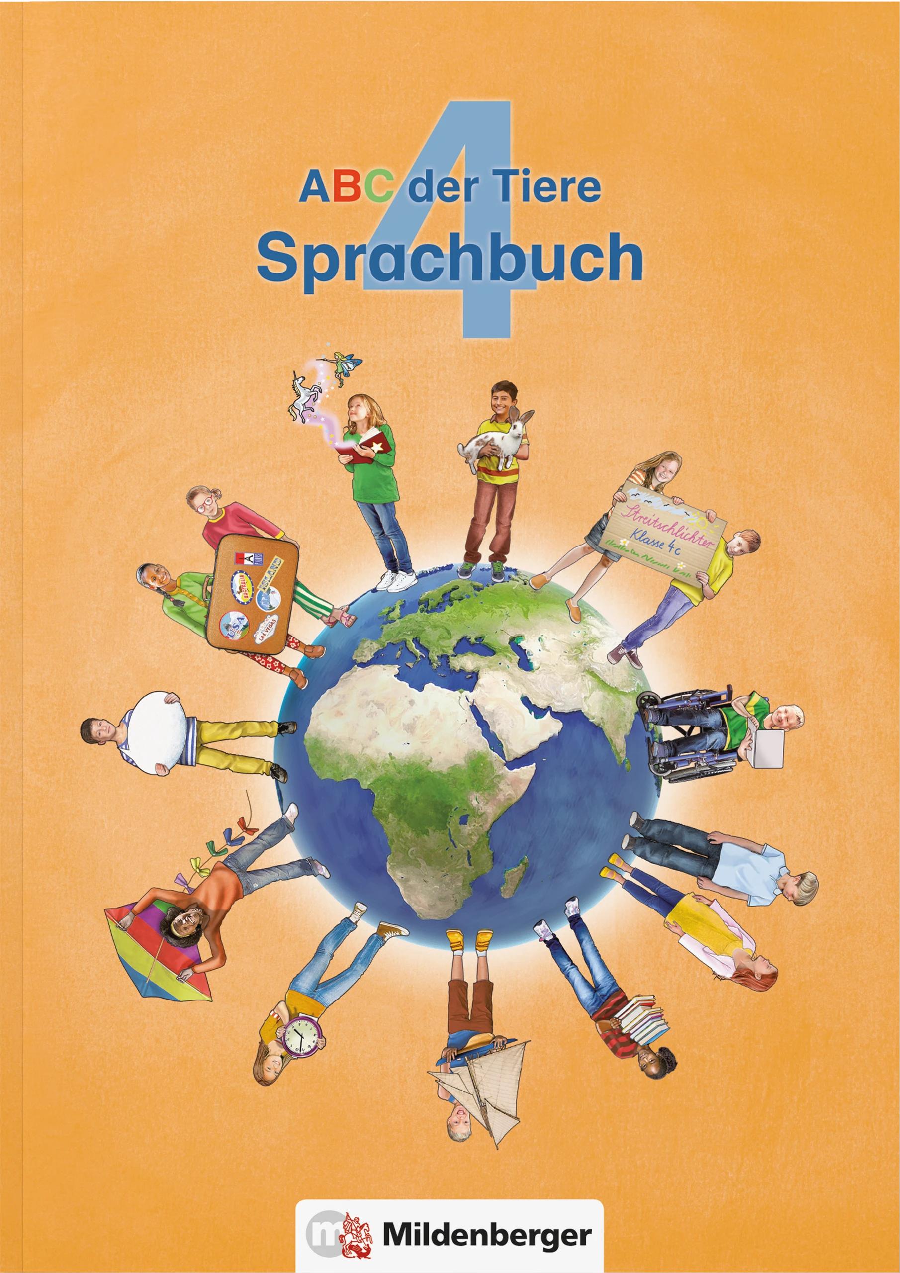 Vorderes Coverbild ABC der Tiere 4 - Sprachbuch