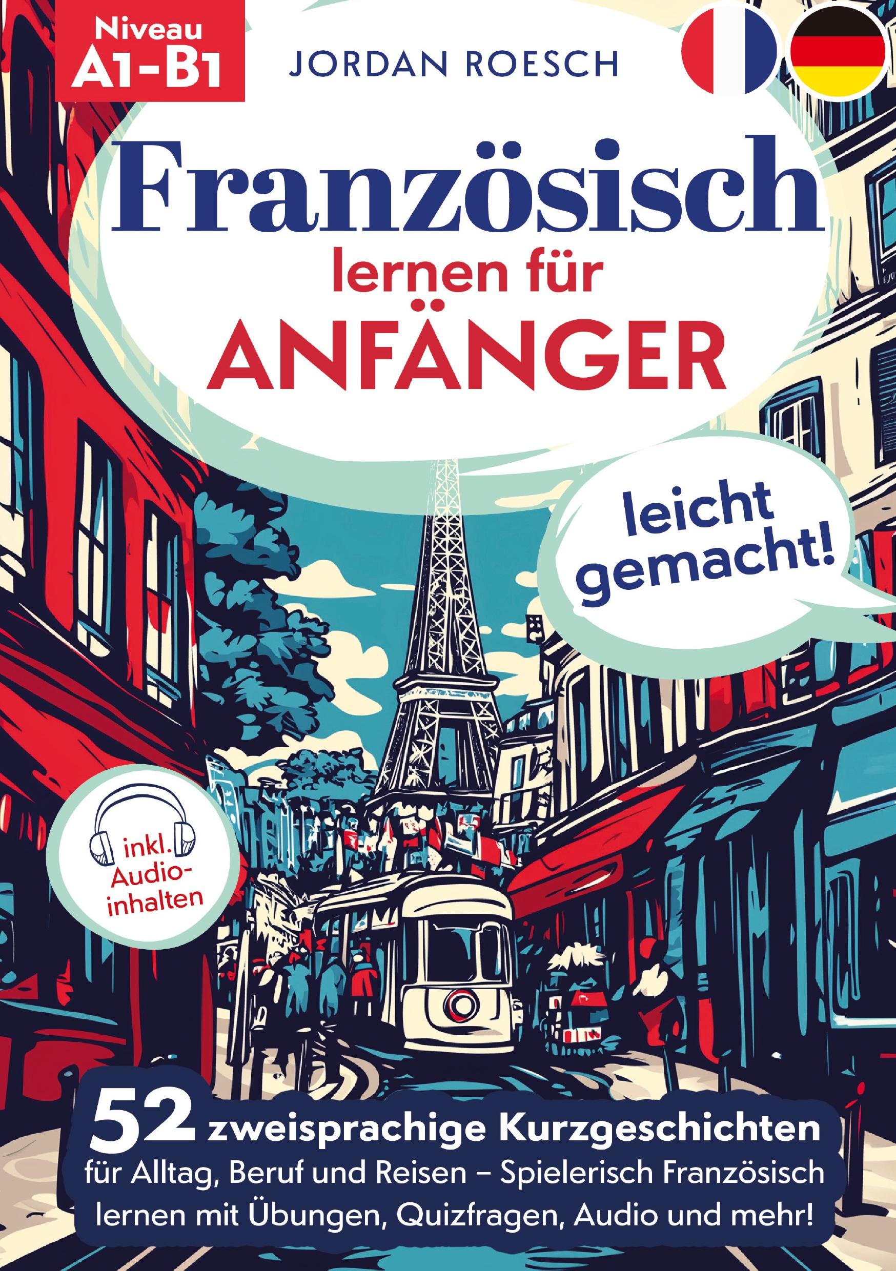 Vorderes Coverbild Französisch lernen für Anfänger - leicht gemacht!