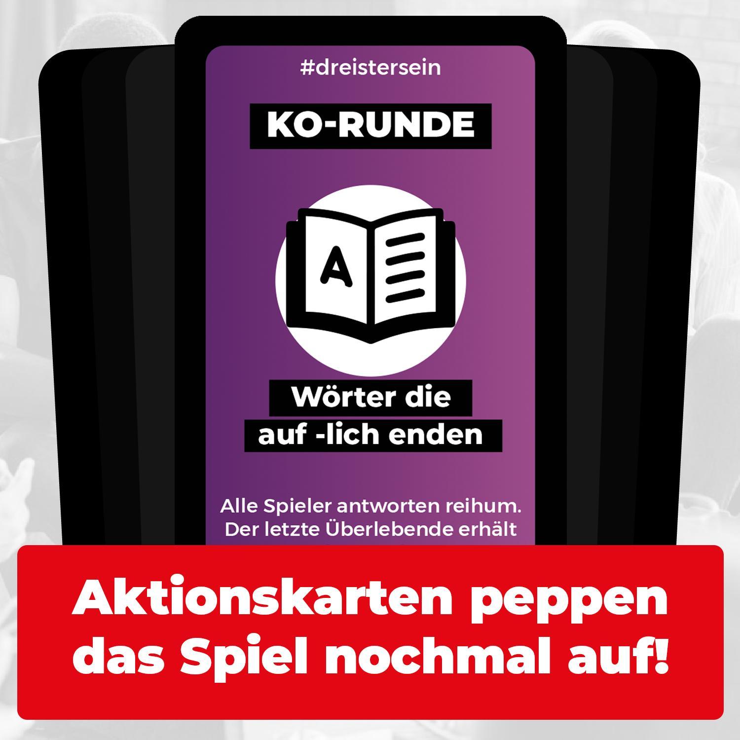 Beispielinhalt (Bild) Dreister - Das Partyspiel