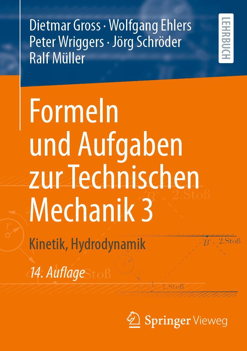 Vorderes Coverbild Formeln und Aufgaben zur Technischen Mechanik 3