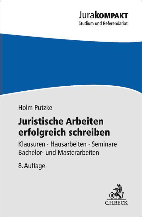 Vorderes Coverbild Juristische Arbeiten erfolgreich schreiben