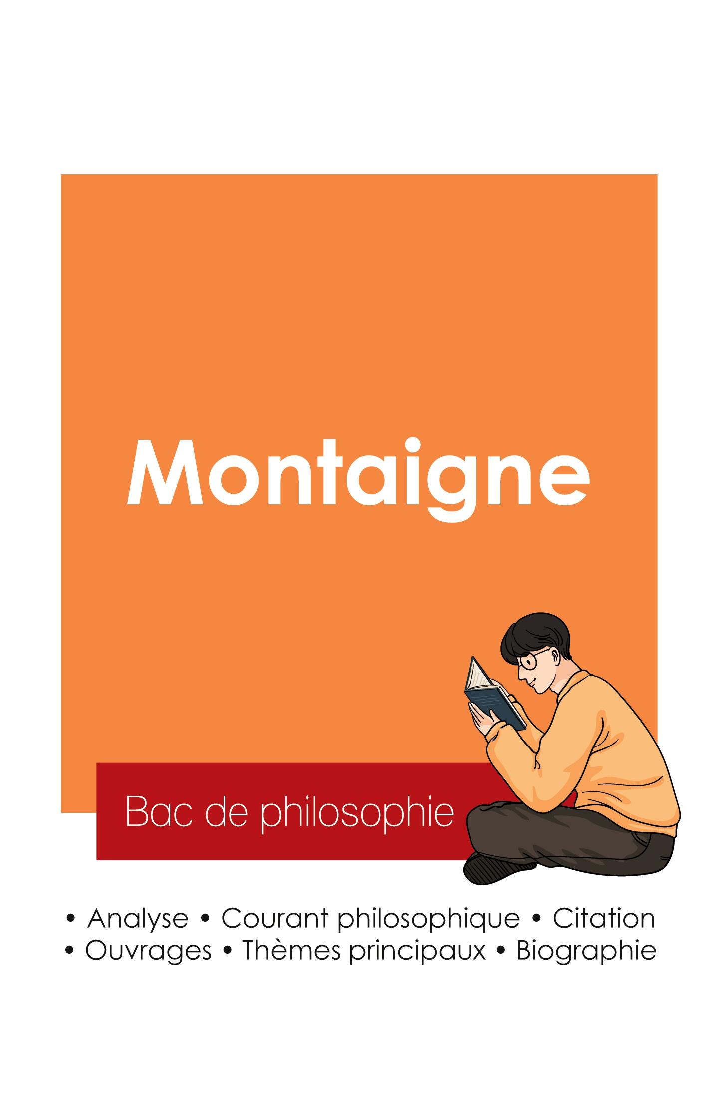Vorderes Coverbild Réussir son Bac de philosophie 2025 : Analyse du philosophe Montaigne