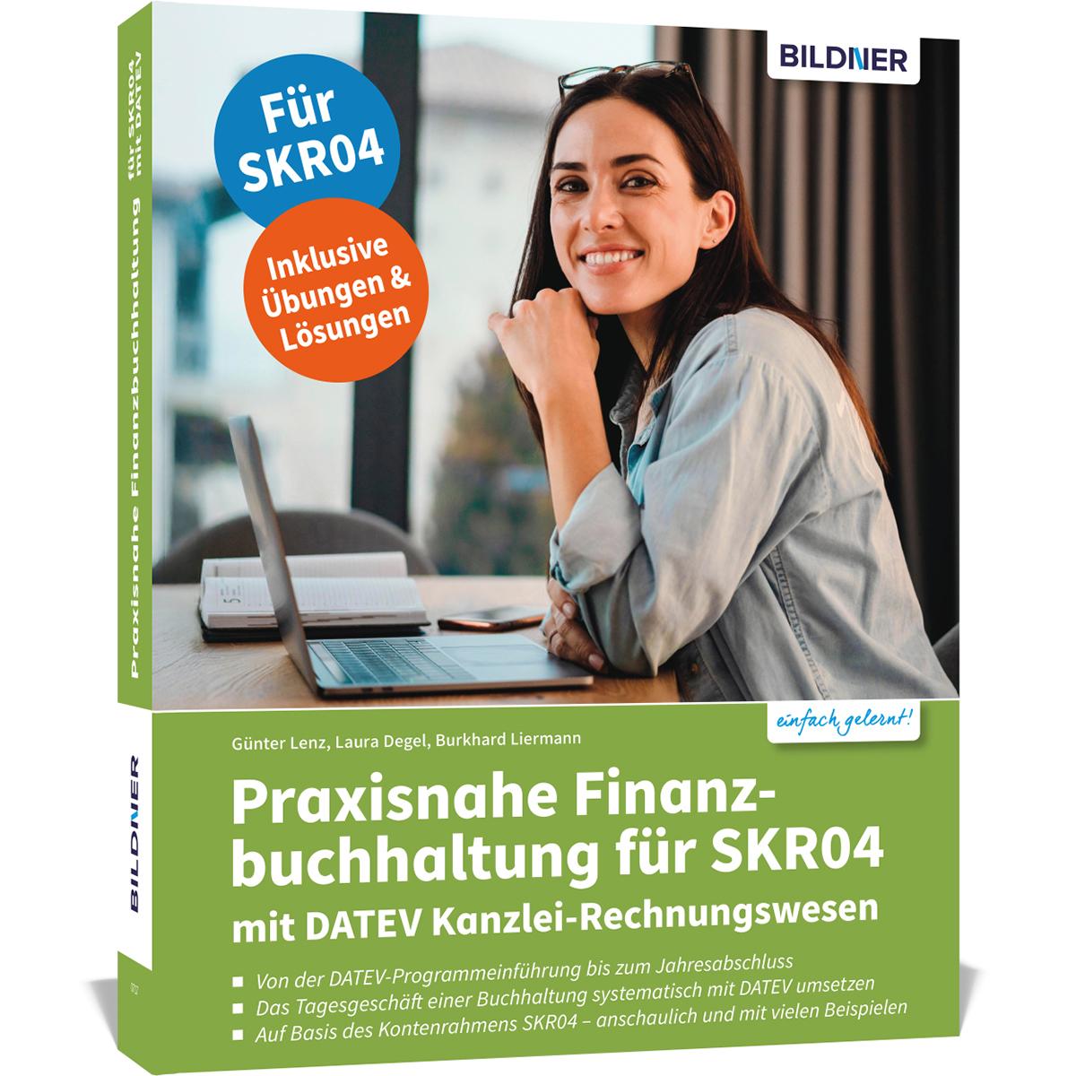 Vorderes Coverbild Praxisnahe Finanzbuchhaltung für SKR04 mit DATEV Kanzlei-Rechnungswesen