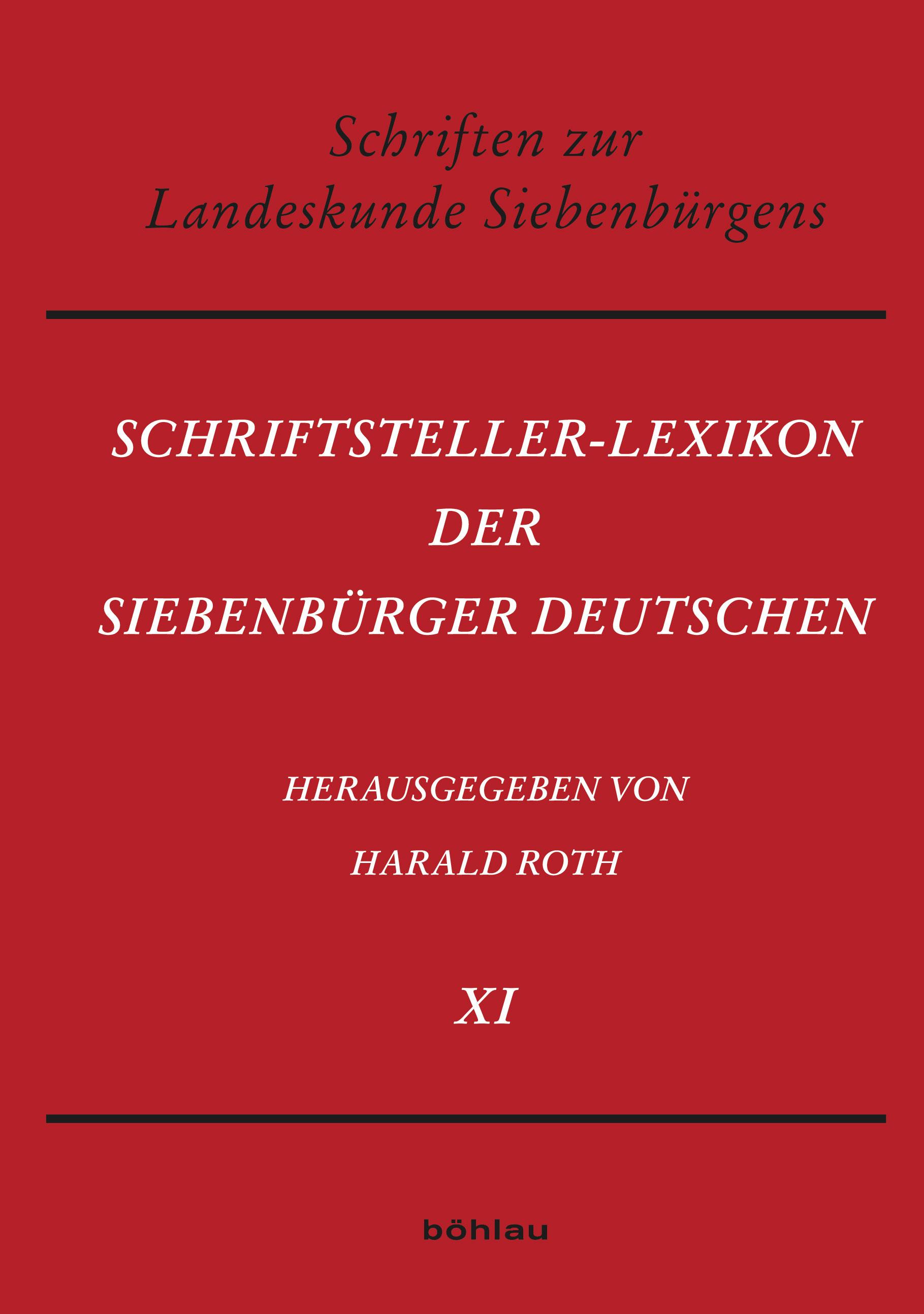 Vorderes Coverbild Schriftsteller-Lexikon der Siebenbürger Deutschen
