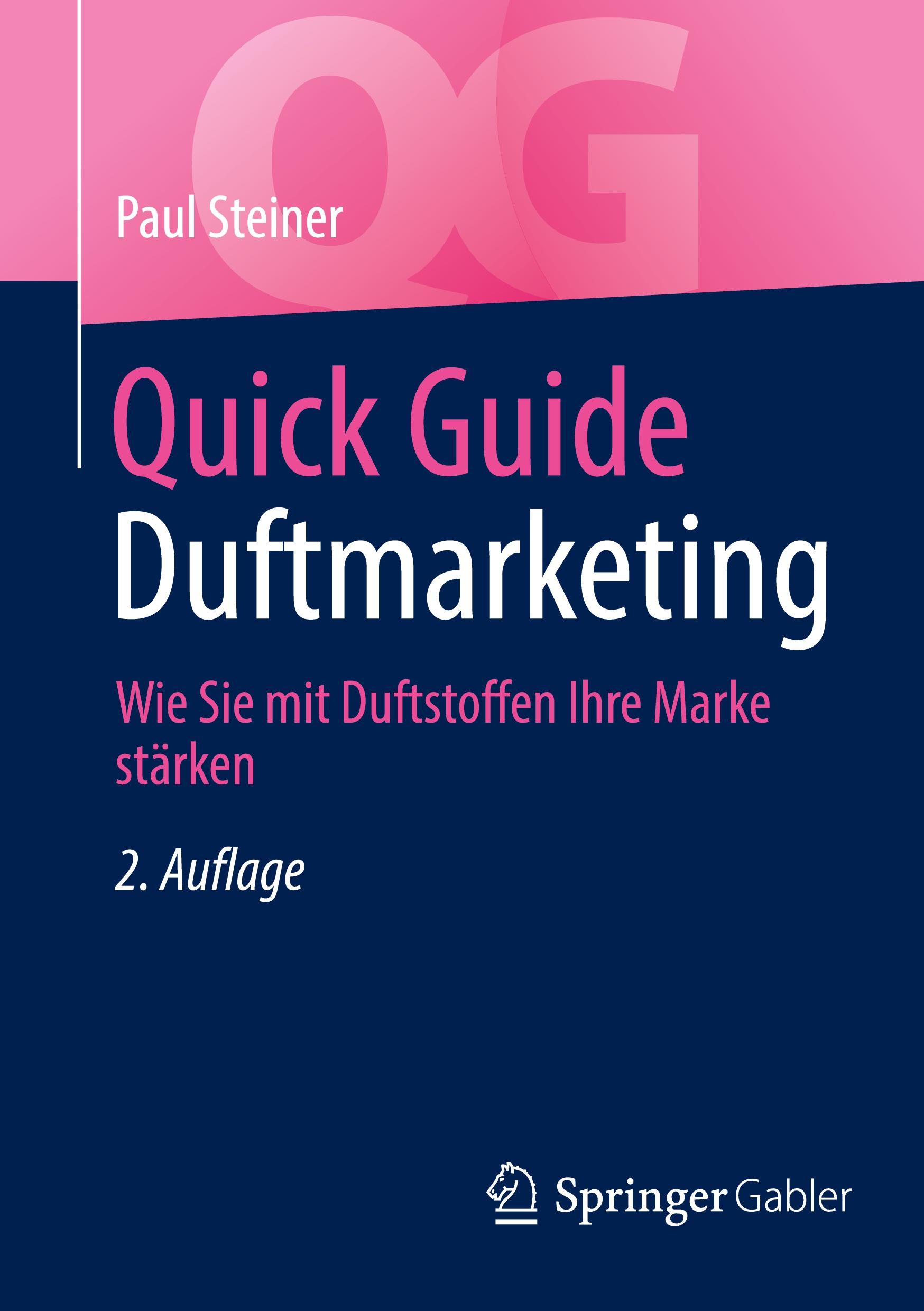 Vorderes Coverbild Quick Guide Duftmarketing