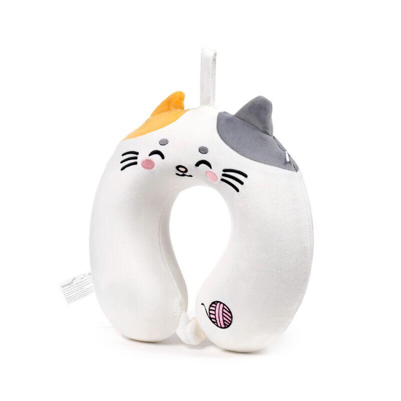 Beispielinhalt (Bild) Relaxeazzz Lola die Katze Adoramals Plüsch Memory Foam Reisekissen