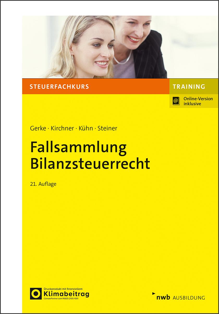 Vorderes Coverbild Fallsammlung Bilanzsteuerrecht