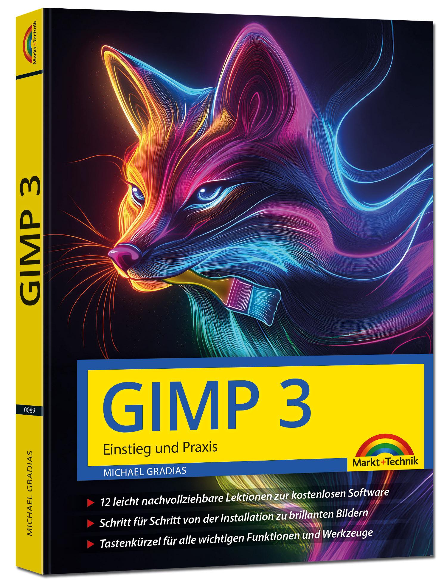 Vorderes Coverbild GIMP 3 - Einstieg und Praxis