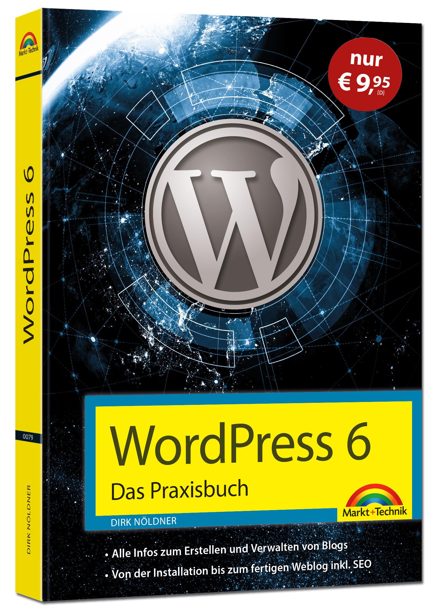 Vorderes Coverbild WordPress 6 - Das Praxisbuch - Sonderauflage