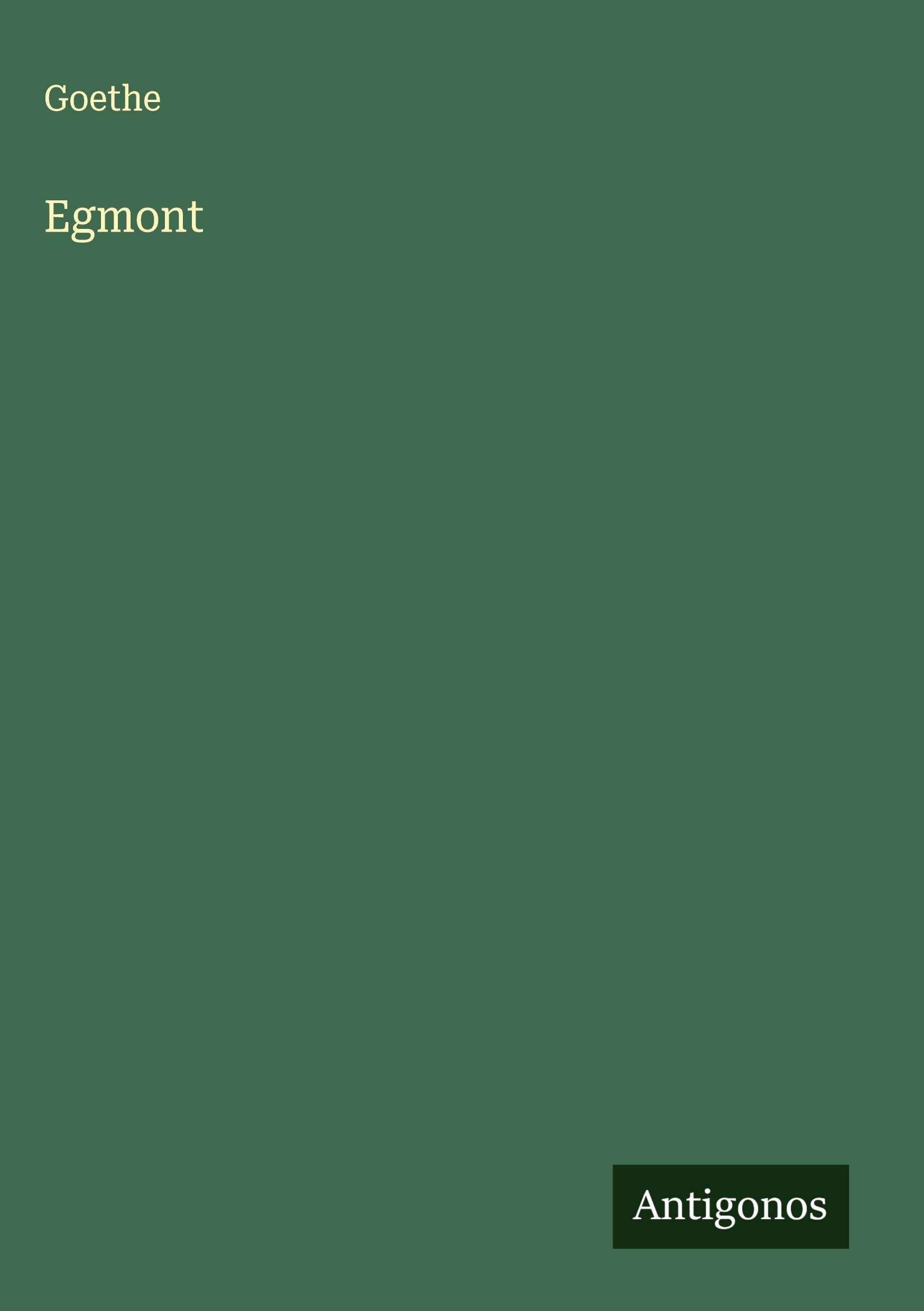 Vorderes Coverbild Egmont