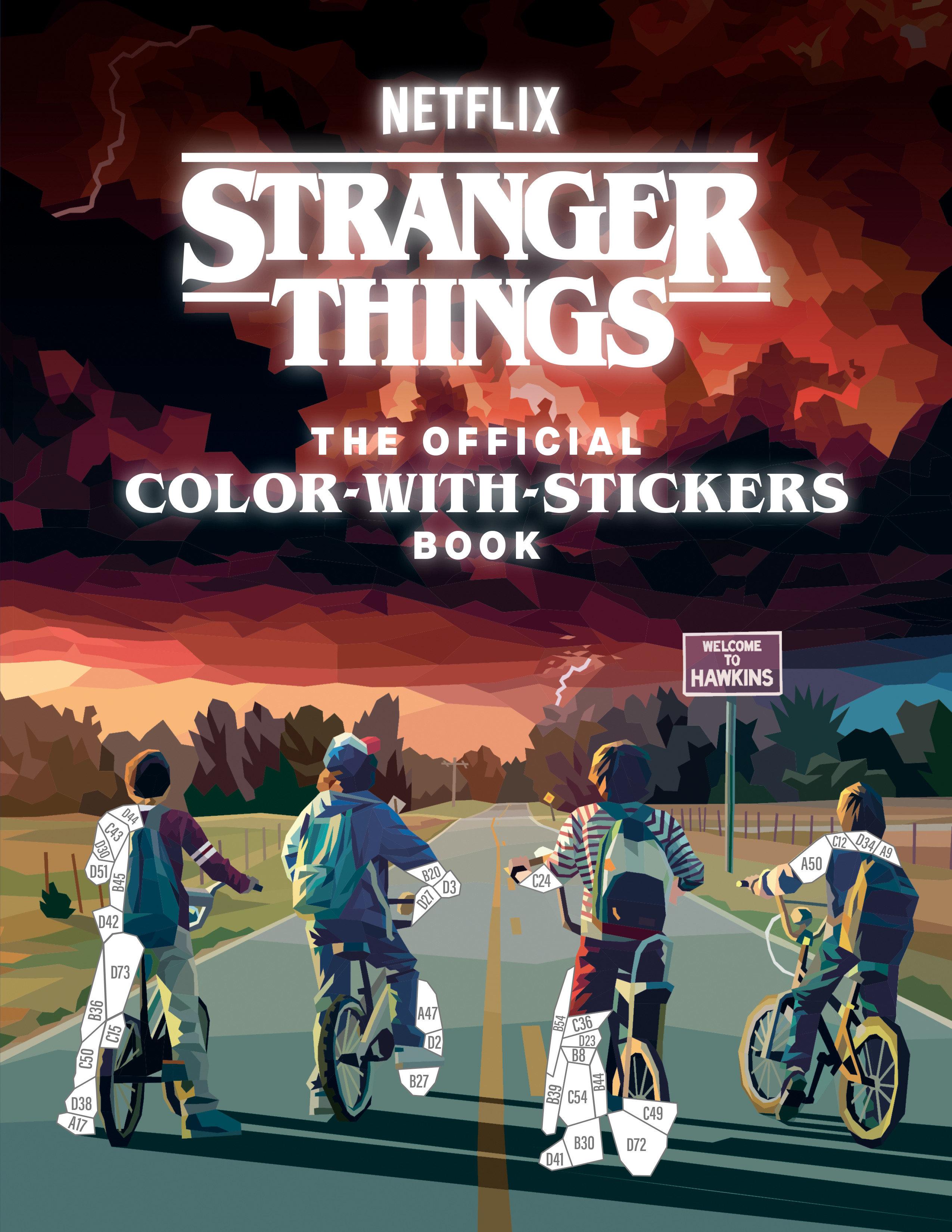 Vorderes Coverbild Stranger Things: The Official Color-With-Stickers Book