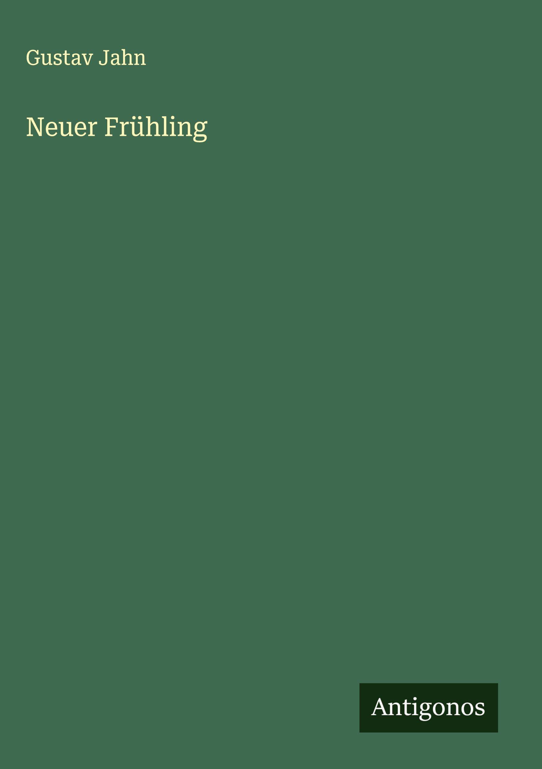 Vorderes Coverbild Neuer Frühling