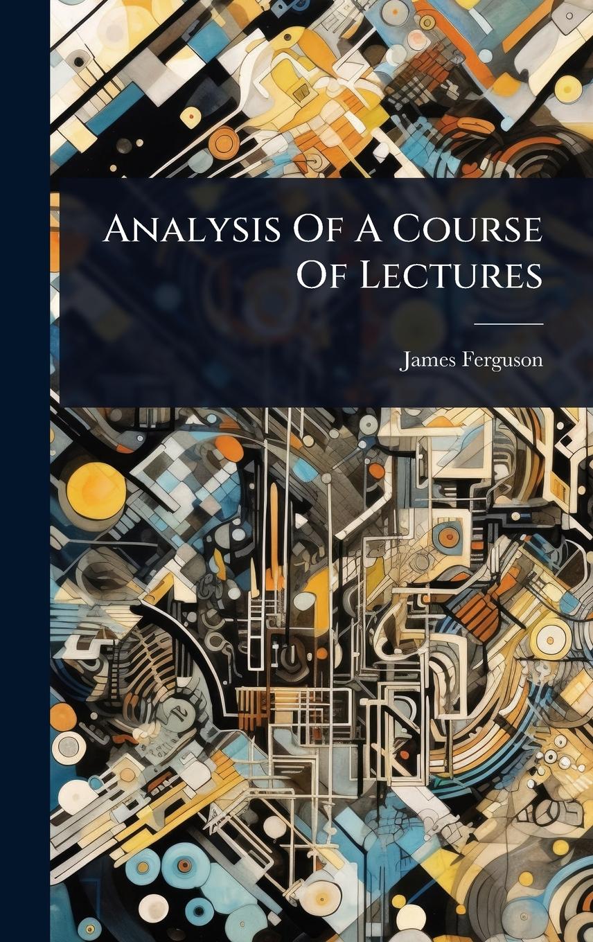 Vorderes Coverbild Analysis Of A Course Of Lectures
