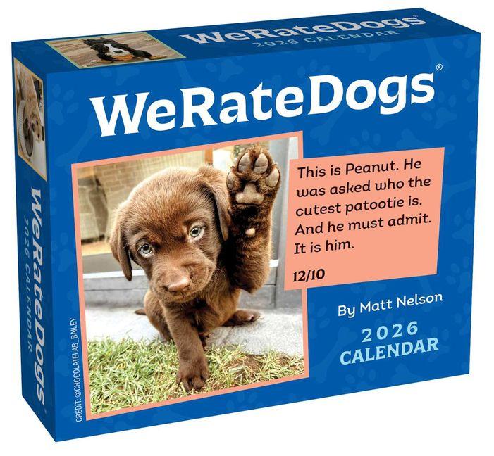 Vorderes Coverbild Weratedogs 2026 Day-To-Day Calendar