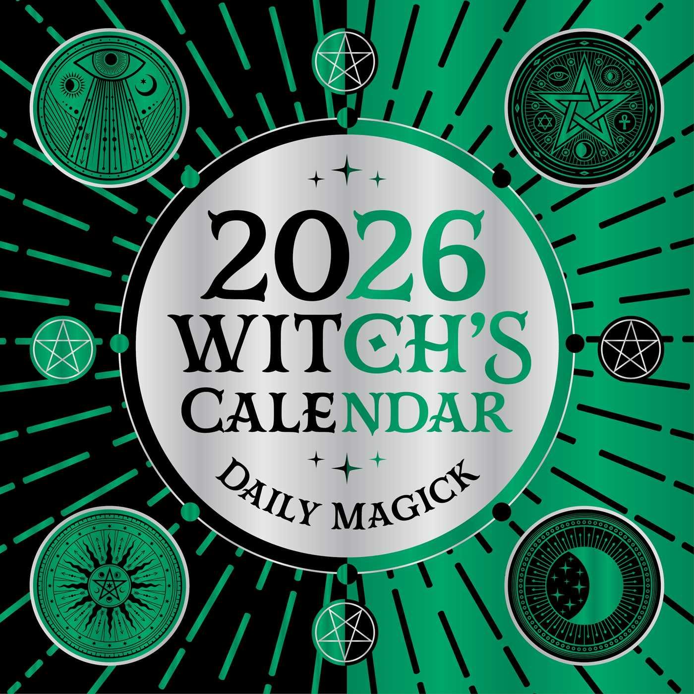 Vorderes Coverbild 2026 Witch's Calendar: Daily Magick Day-To-Day Calendar