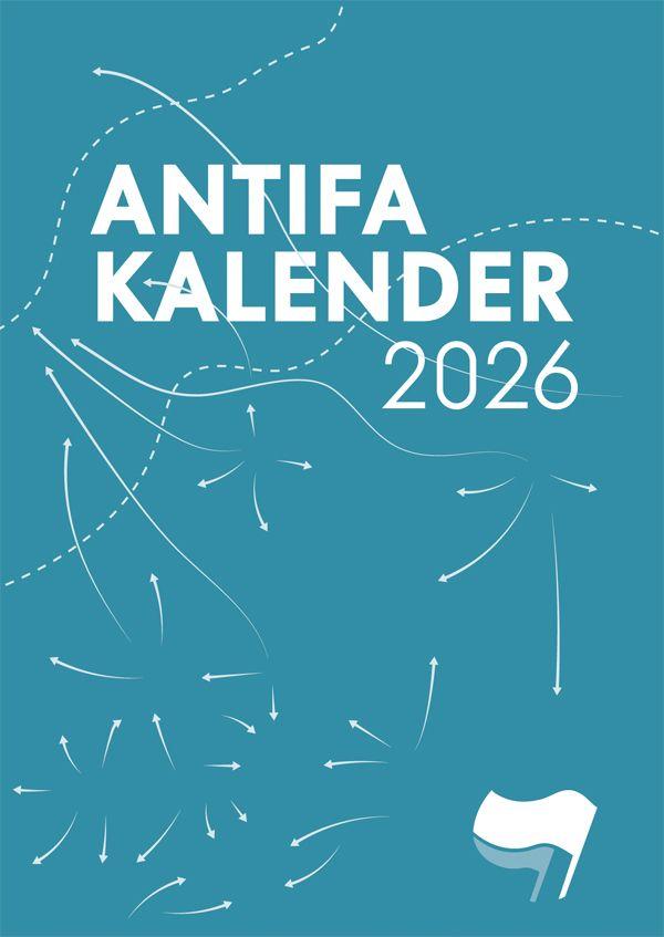 Vorderes Coverbild Antifaschistischer Taschenkalender 2026