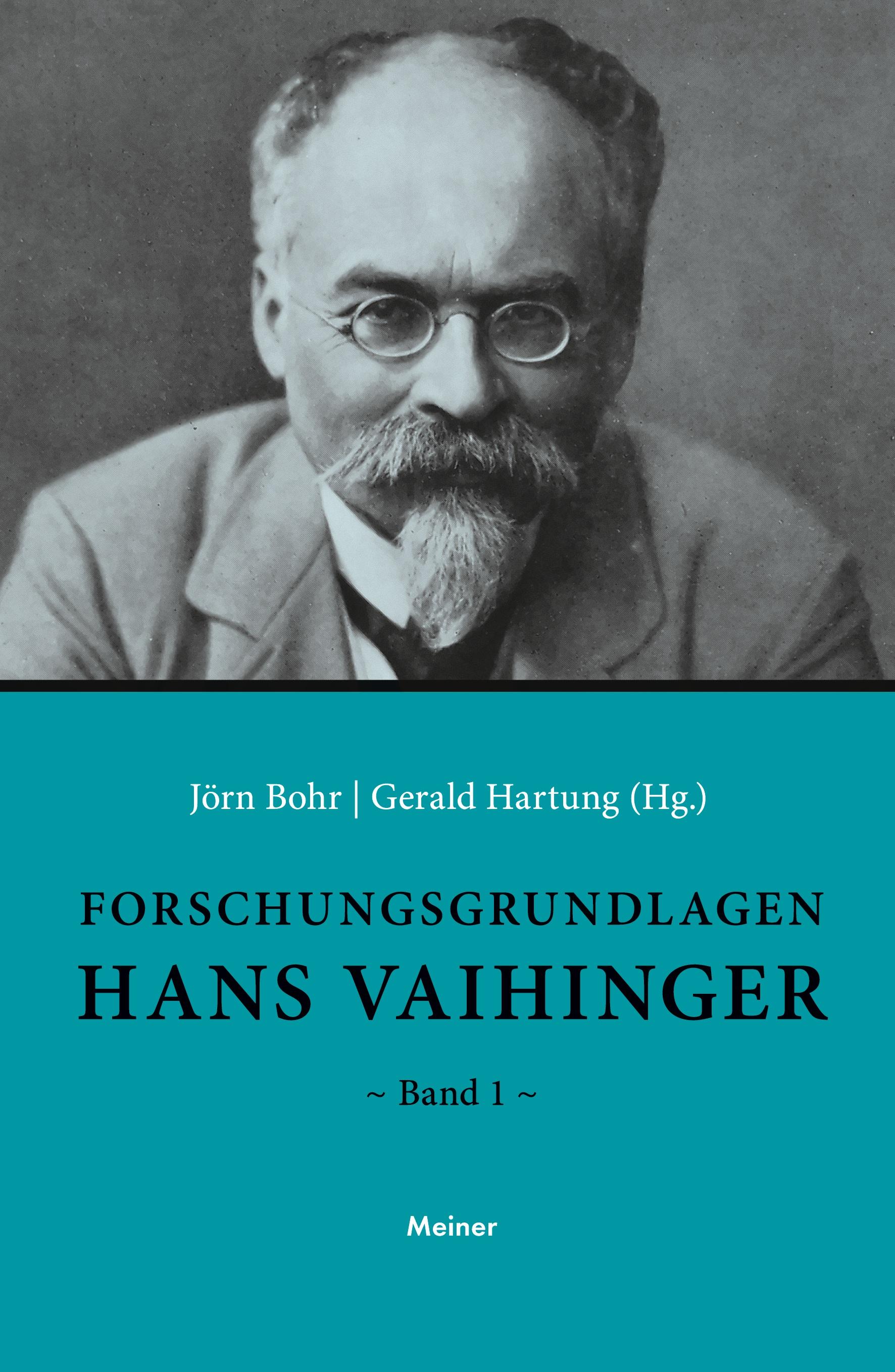 Vorderes Coverbild Forschungsgrundlagen Hans Vaihinger