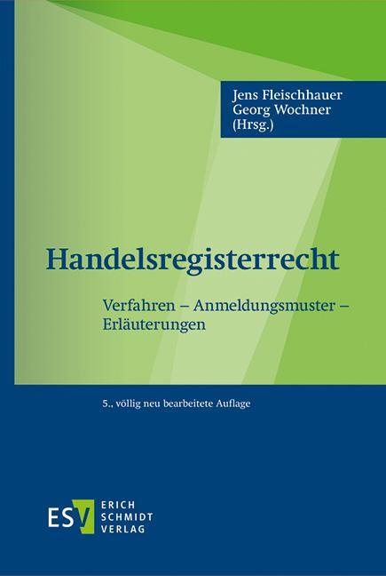Vorderes Coverbild Handelsregisterrecht