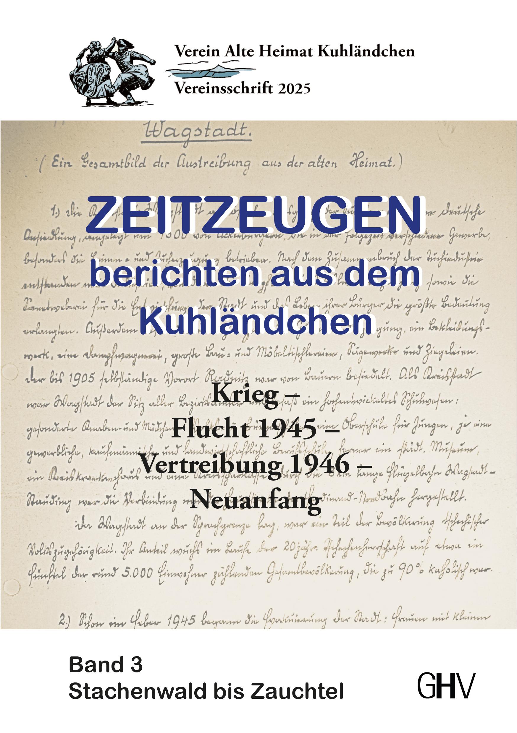 Vorderes Coverbild Zeitzeugen berichten aus dem Kuhländchen