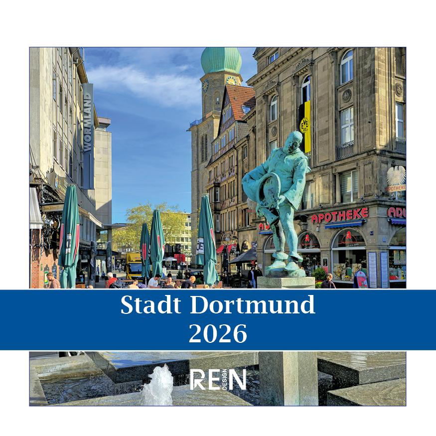 Vorderes Coverbild Tischkalender Stadt Dortmund 2026