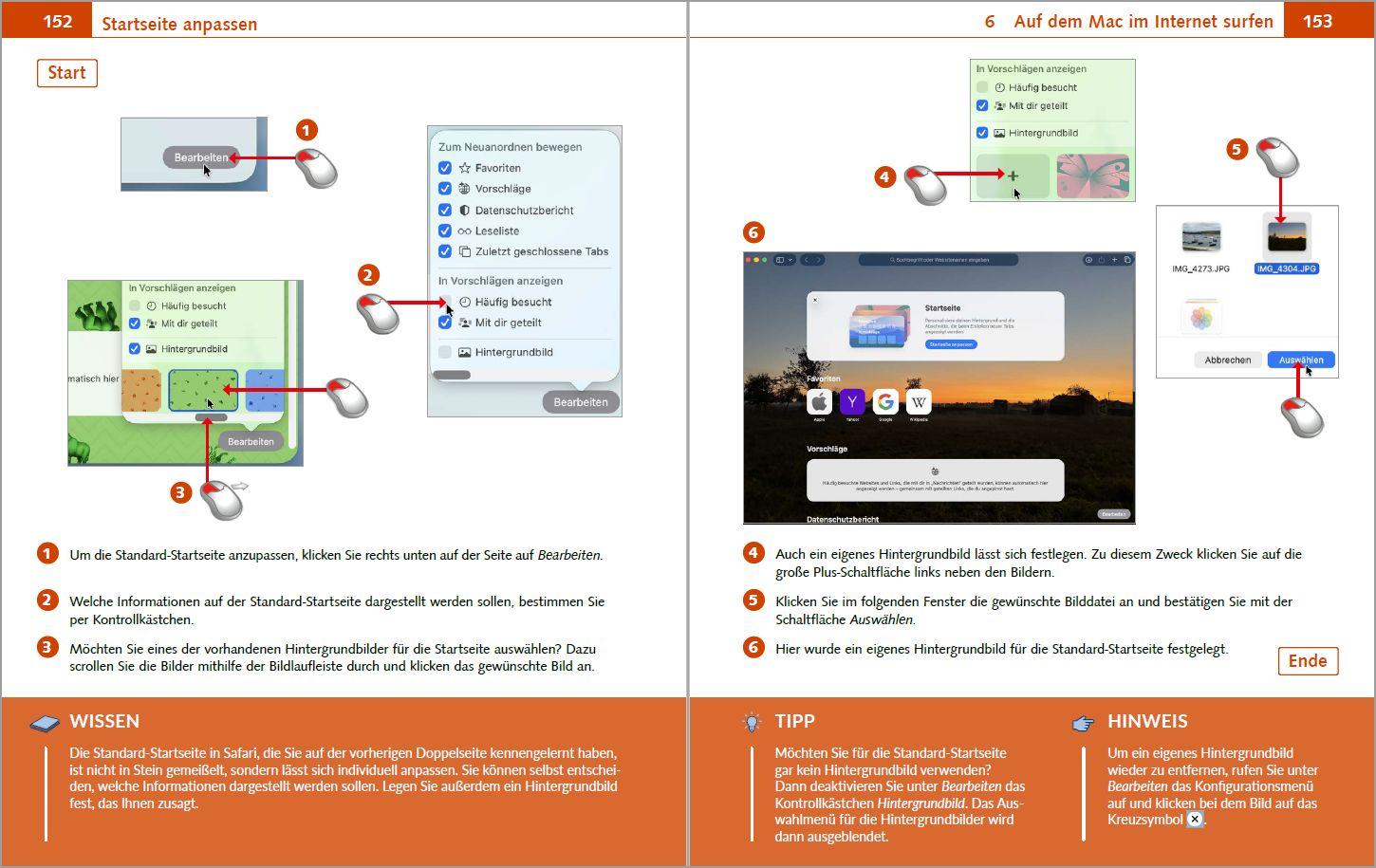 Beispielinhalt (Bild) macOS Tahoe Bild für Bild - die Anleitung in Bildern - ideal für Einsteiger, Umsteiger und Fortgeschrittene