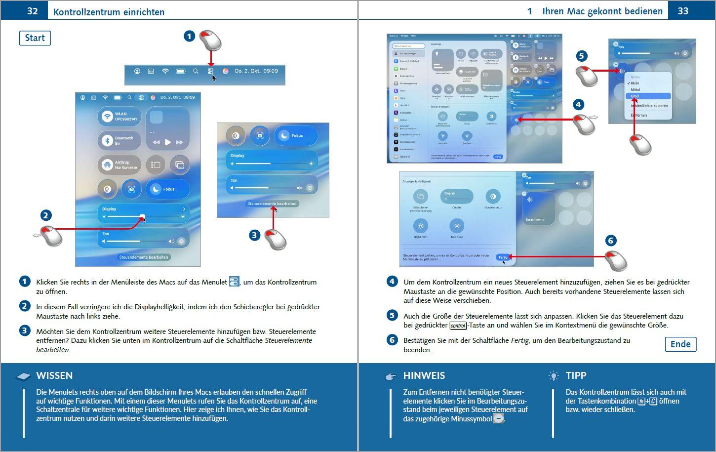 Beispielinhalt (Bild) macOS Tahoe Bild für Bild - die Anleitung in Bildern - ideal für Einsteiger, Umsteiger und Fortgeschrittene