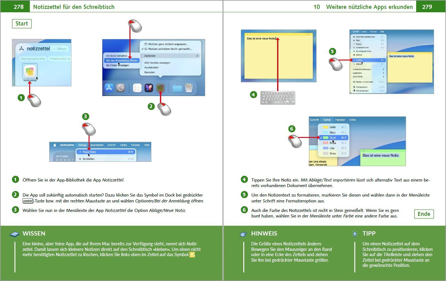 Beispielinhalt (Bild) macOS Tahoe Bild für Bild - die Anleitung in Bildern - ideal für Einsteiger, Umsteiger und Fortgeschrittene