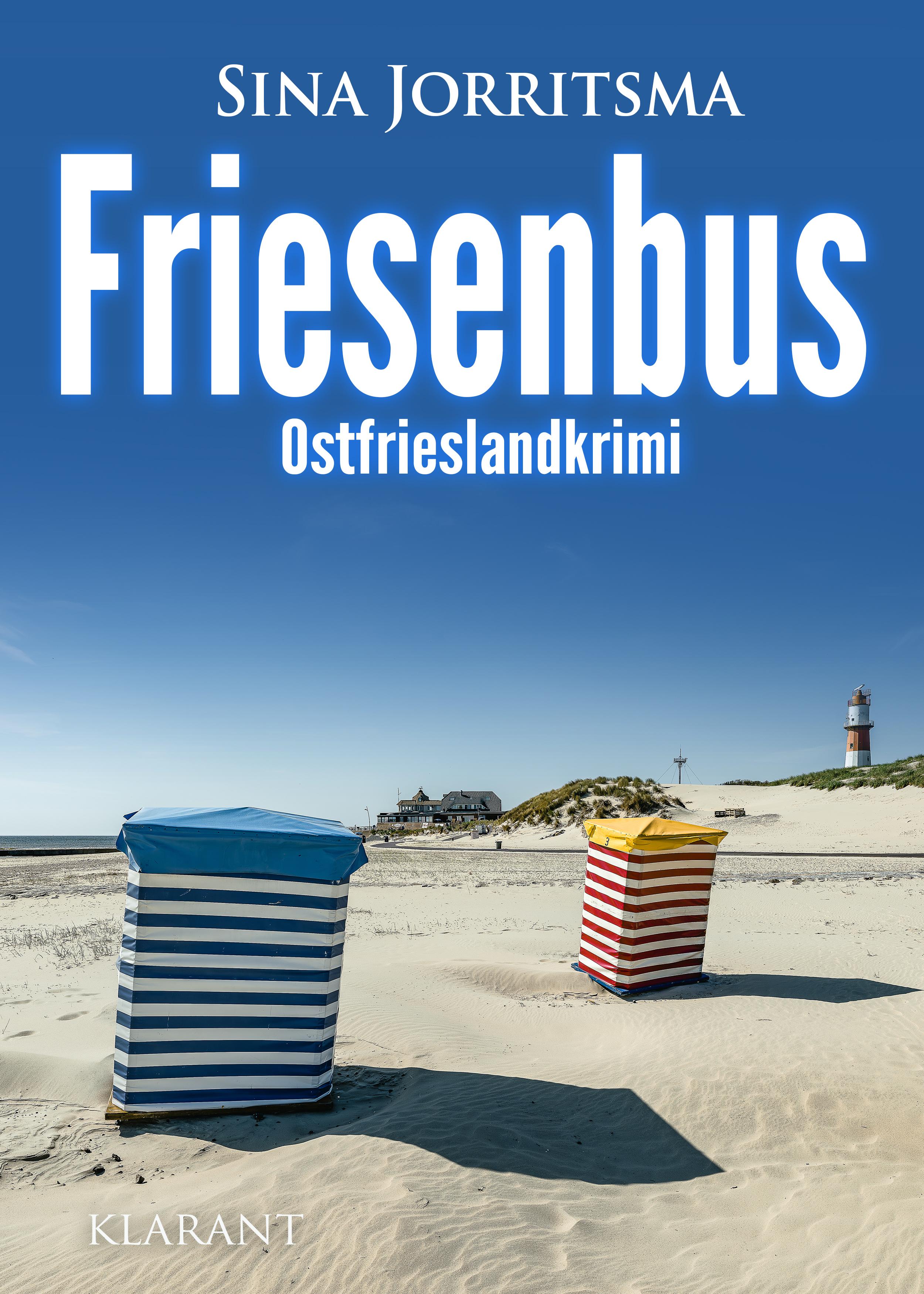 Vorderes Coverbild Friesenbus. Ostfrieslandkrimi