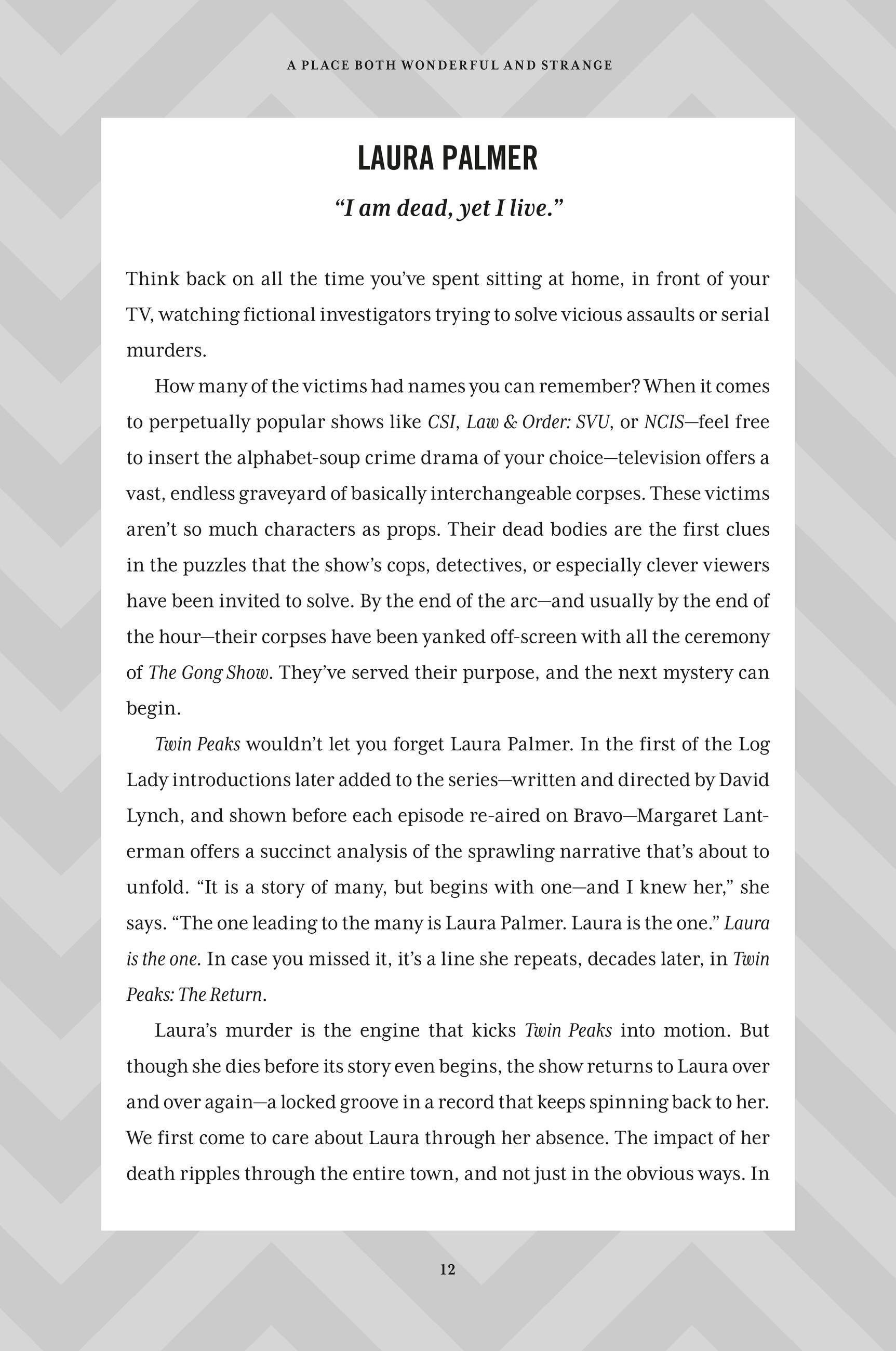 Beispielinhalt (Bild) A Place Both Wonderful and Strange