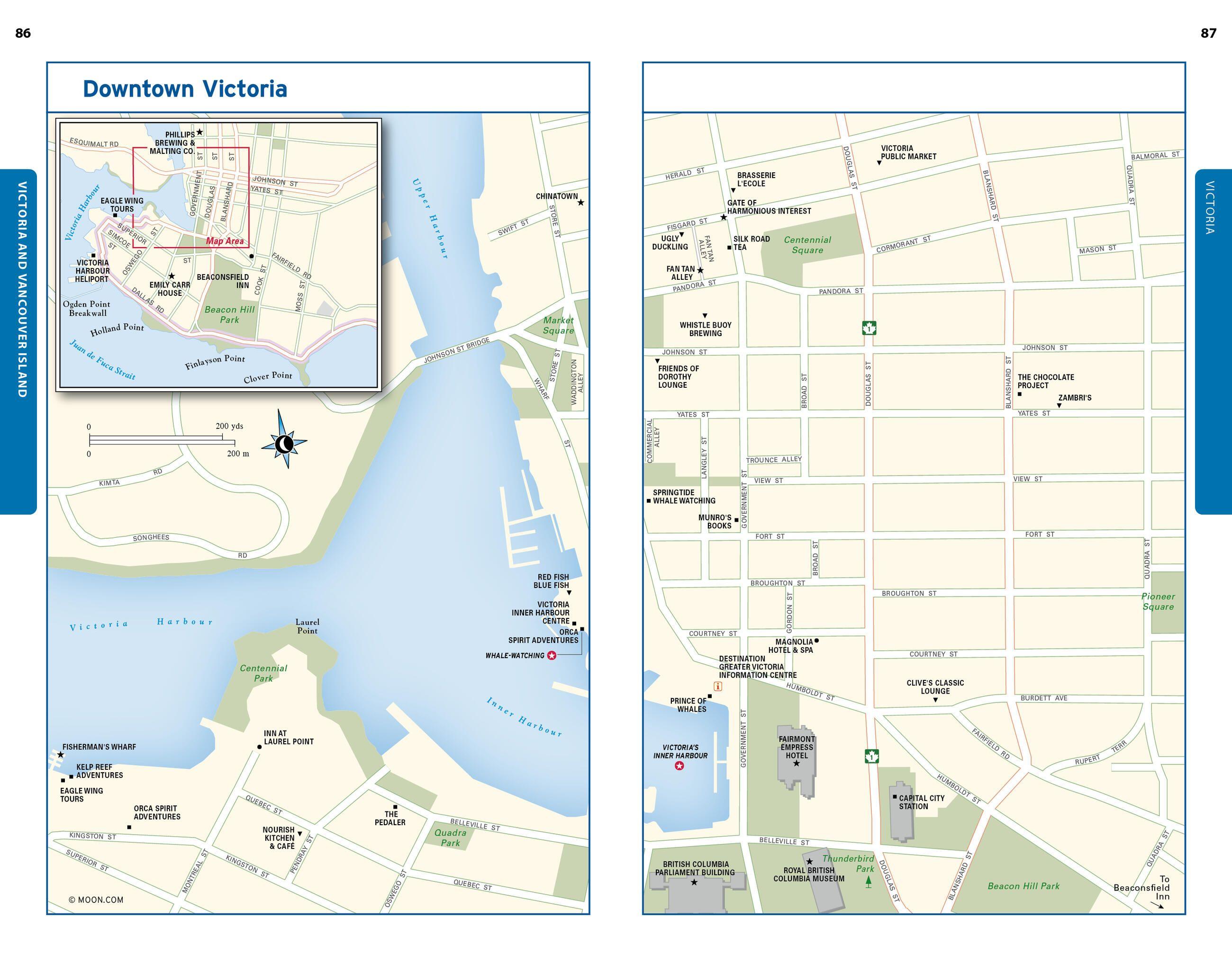 Beispielinhalt (Bild) Moon Vancouver & Canadian Rockies Road Trip
