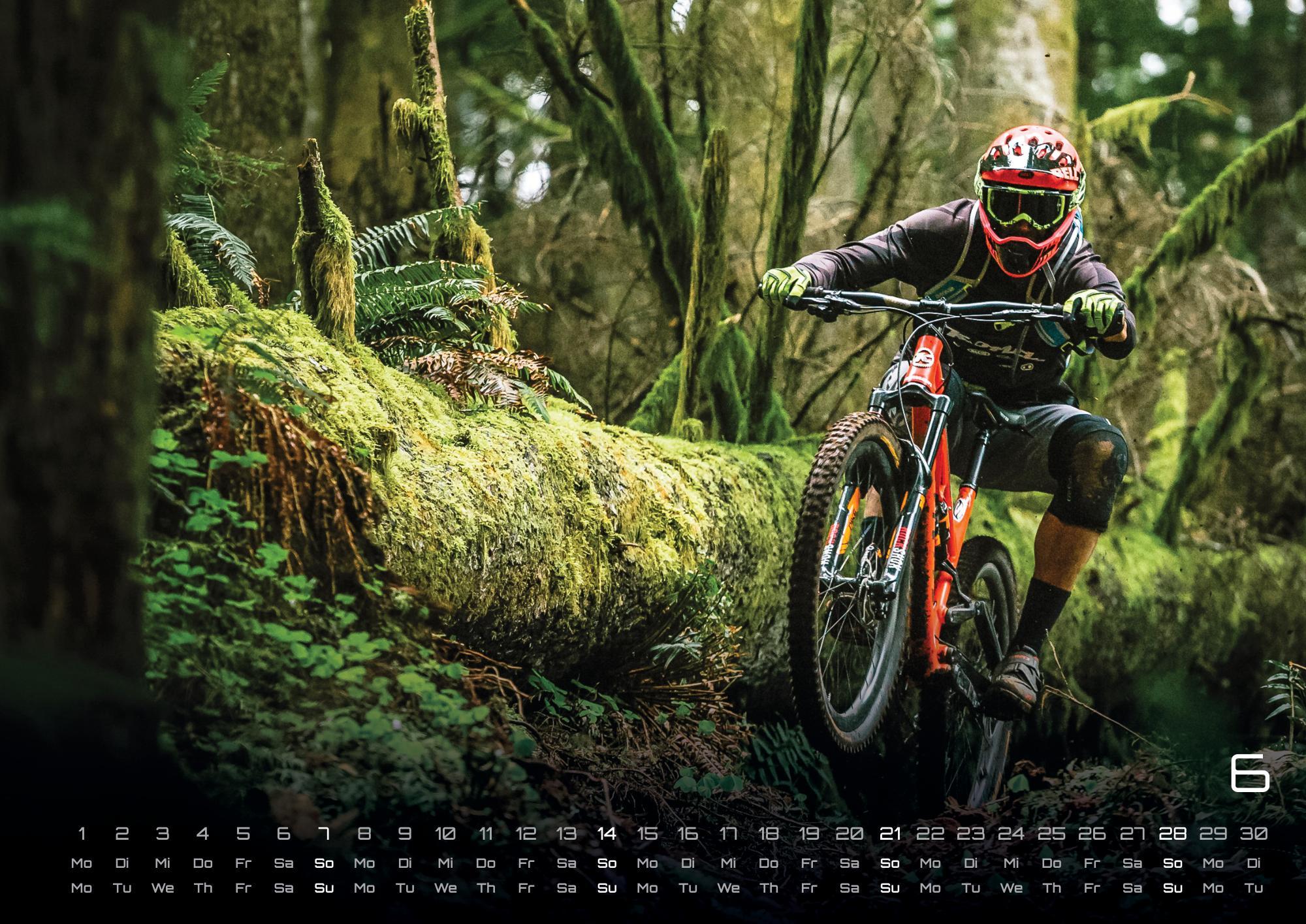 Beispielinhalt (Bild) MTB | Mountainbike - 2026 - Kalender DIN A3