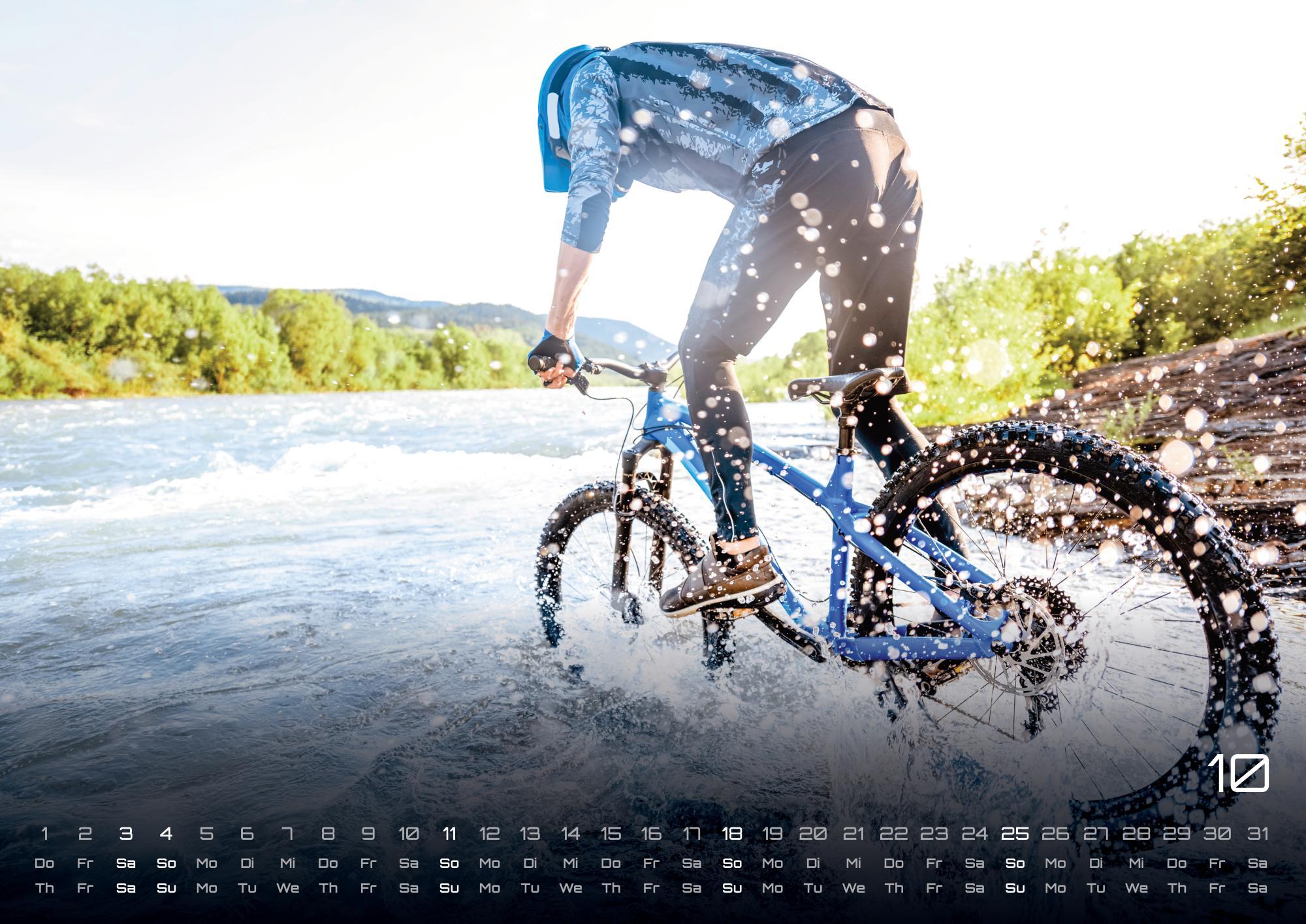 Beispielinhalt (Bild) MTB | Mountainbike - 2026 - Kalender DIN A3