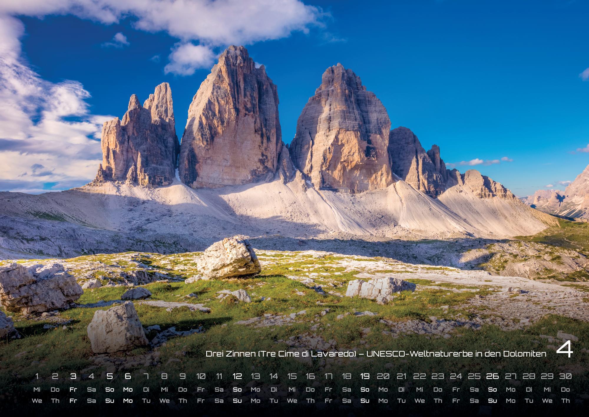 Beispielinhalt (Bild) Südtirol - eine Reise durch bezaubernde Landschaften - 2026 - Kalender DIN A2