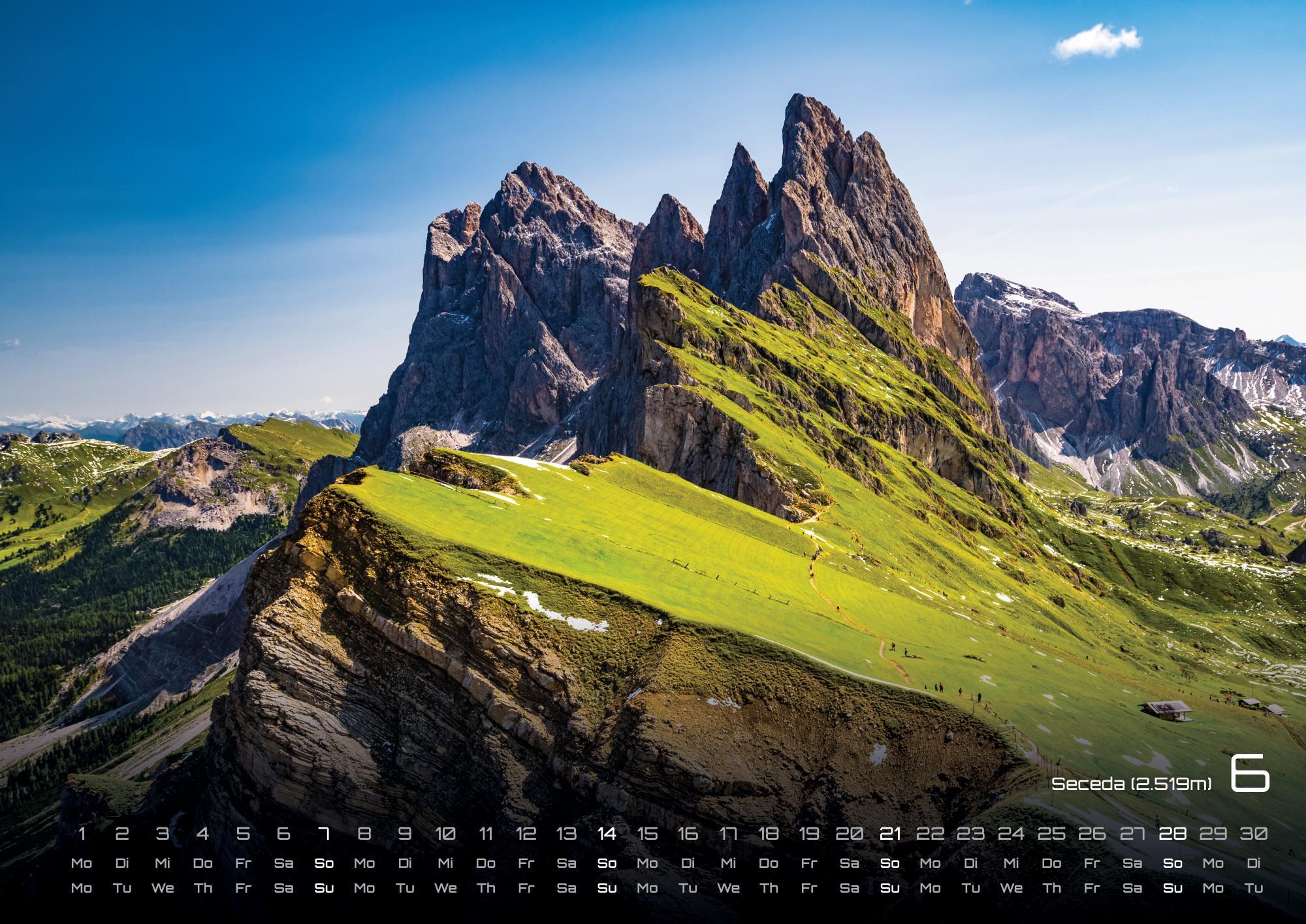 Beispielinhalt (Bild) Südtirol - eine Reise durch bezaubernde Landschaften - 2026 - Kalender DIN A3
