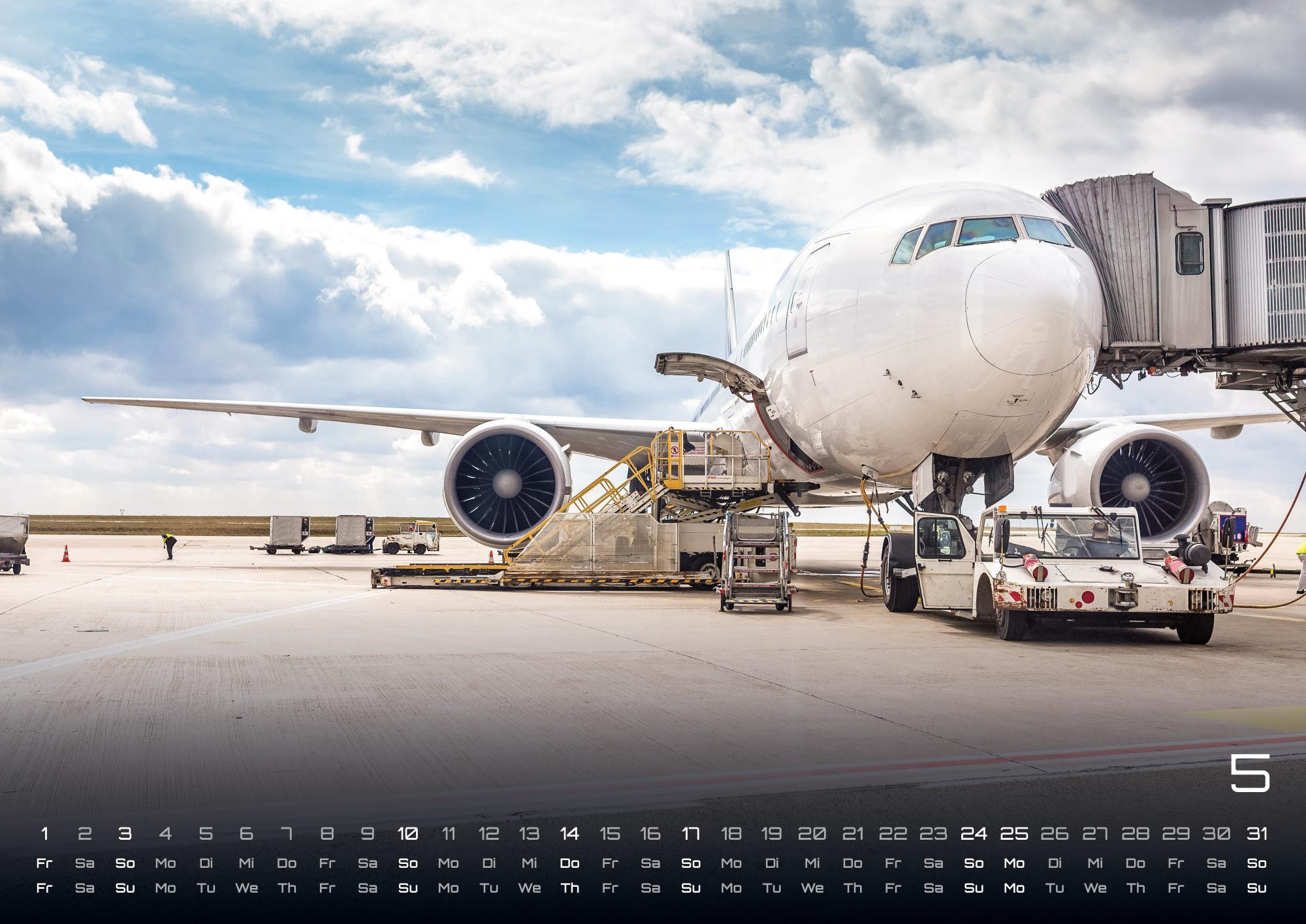 Beispielinhalt (Bild) Planes - Über den Wolken - Flugzeuge - 2026 - Kalender DIN A3