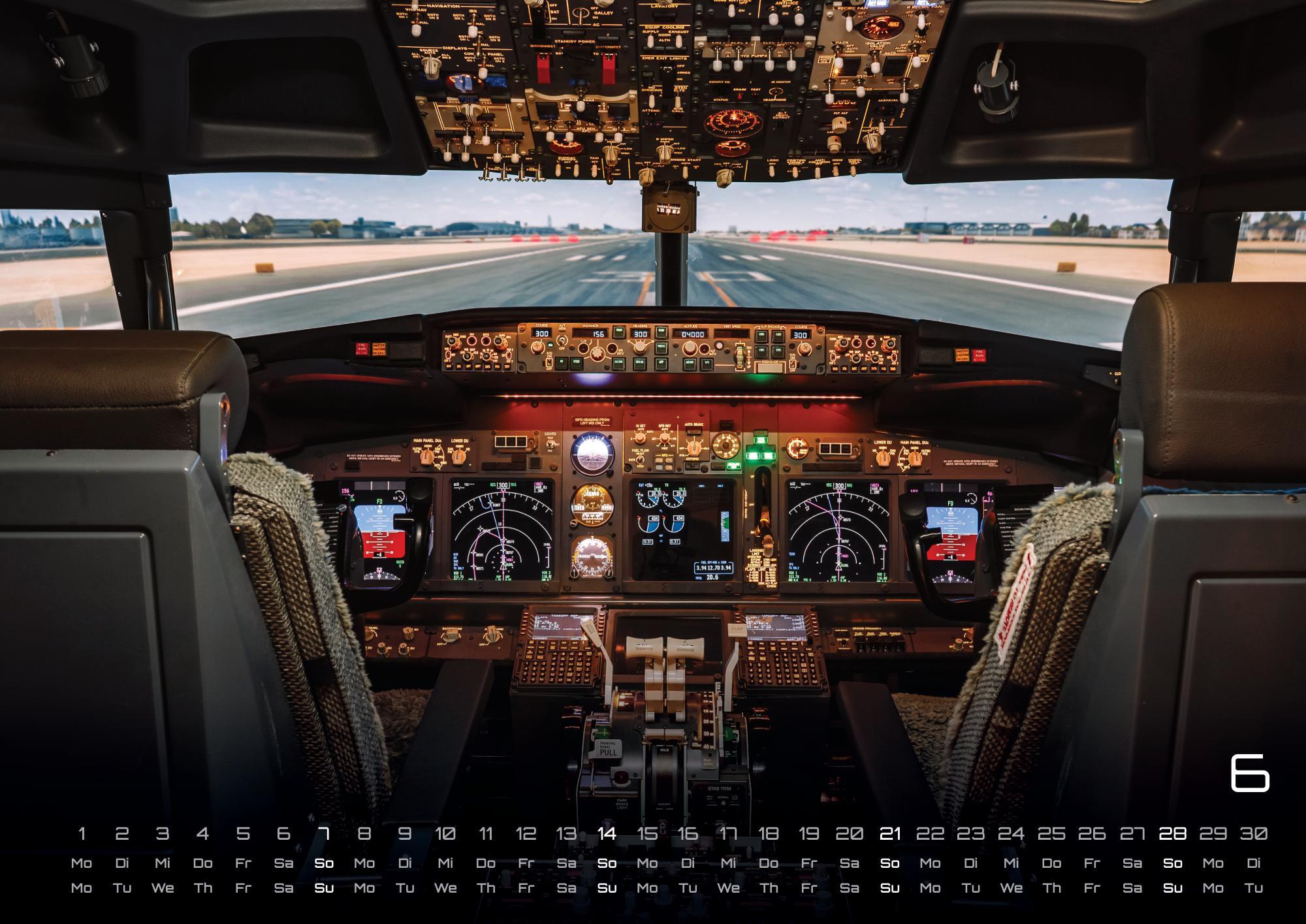 Beispielinhalt (Bild) Planes - Über den Wolken - Flugzeuge - 2026 - Kalender DIN A3