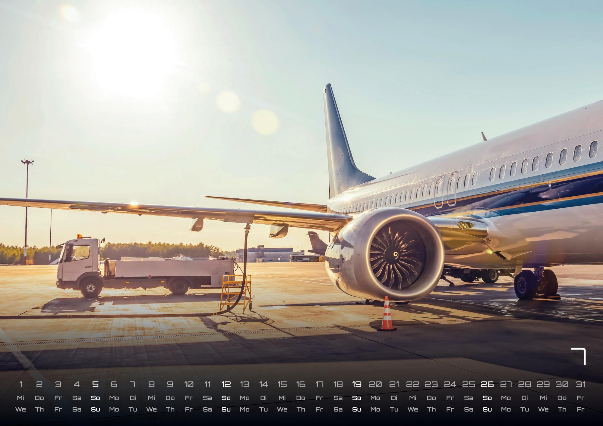 Beispielinhalt (Bild) Planes - Über den Wolken - Flugzeuge - 2026 - Kalender DIN A3