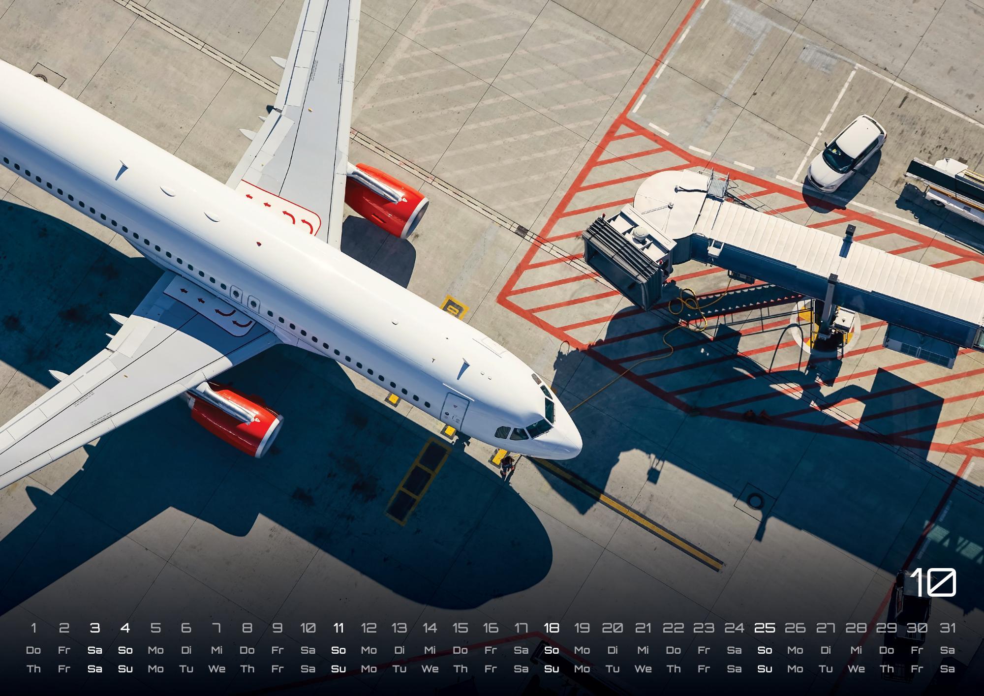 Beispielinhalt (Bild) Planes - Über den Wolken - Flugzeuge - 2026 - Kalender DIN A3