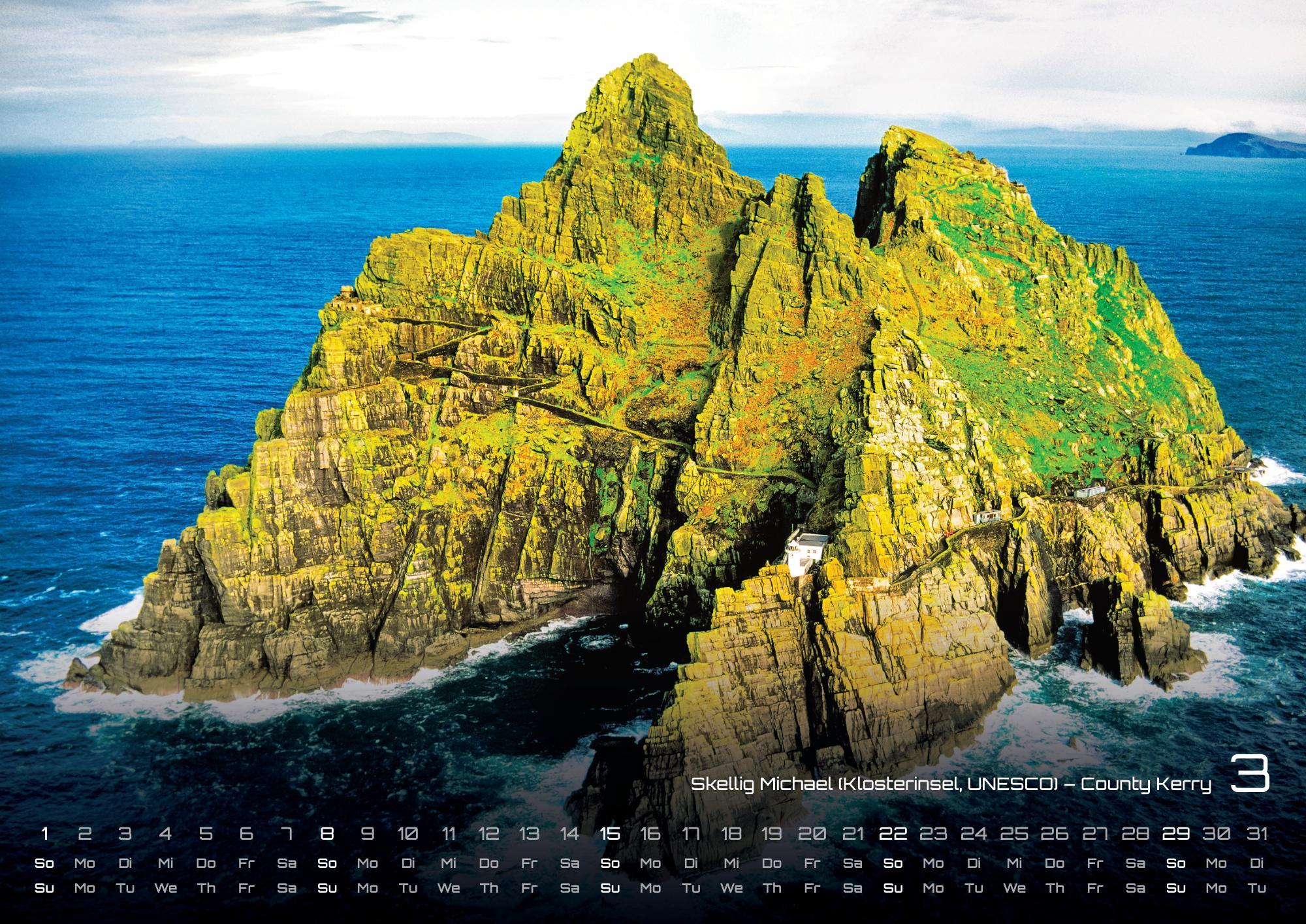 Beispielinhalt (Bild) Irland - Die grüne Insel - 2026 - Kalender DIN A3