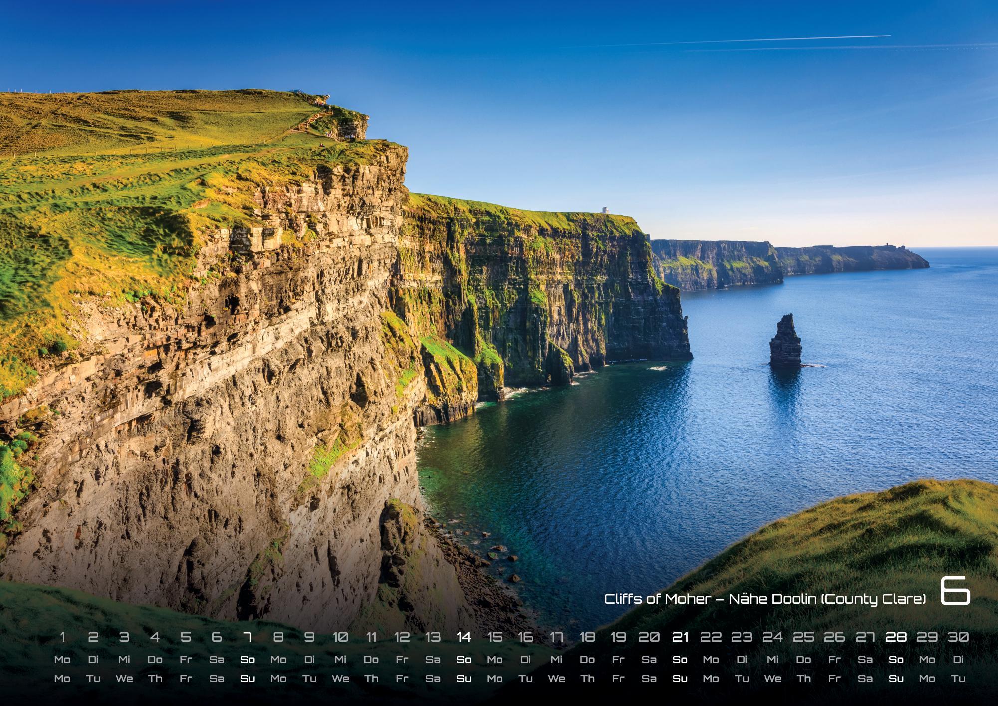 Beispielinhalt (Bild) Irland - Die grüne Insel - 2026 - Kalender DIN A3