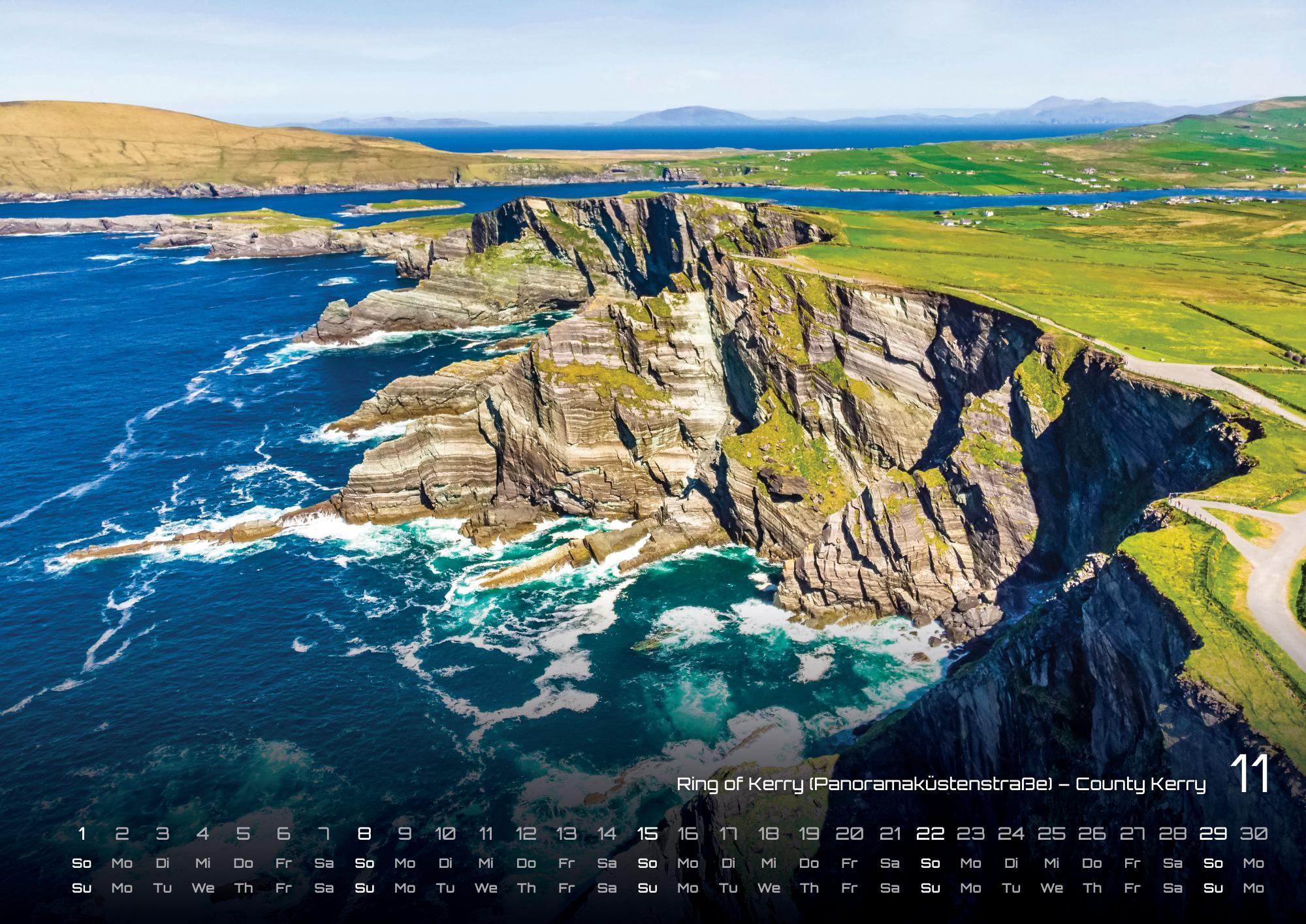 Beispielinhalt (Bild) Irland - Die grüne Insel - 2026 - Kalender DIN A3