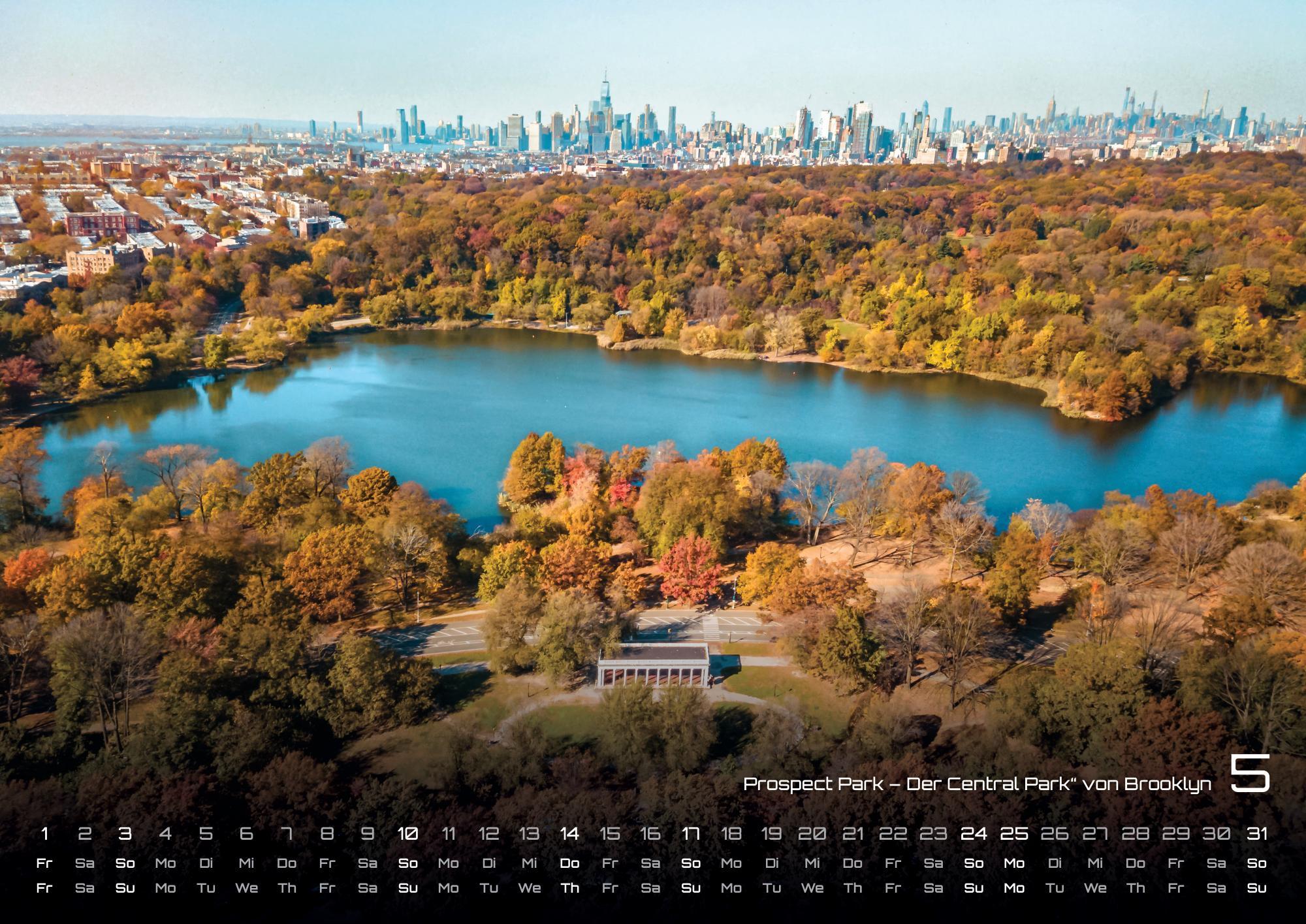 Beispielinhalt (Bild) New York - die Stadt, die niemals schläft - 2026 - Kalender DIN A2