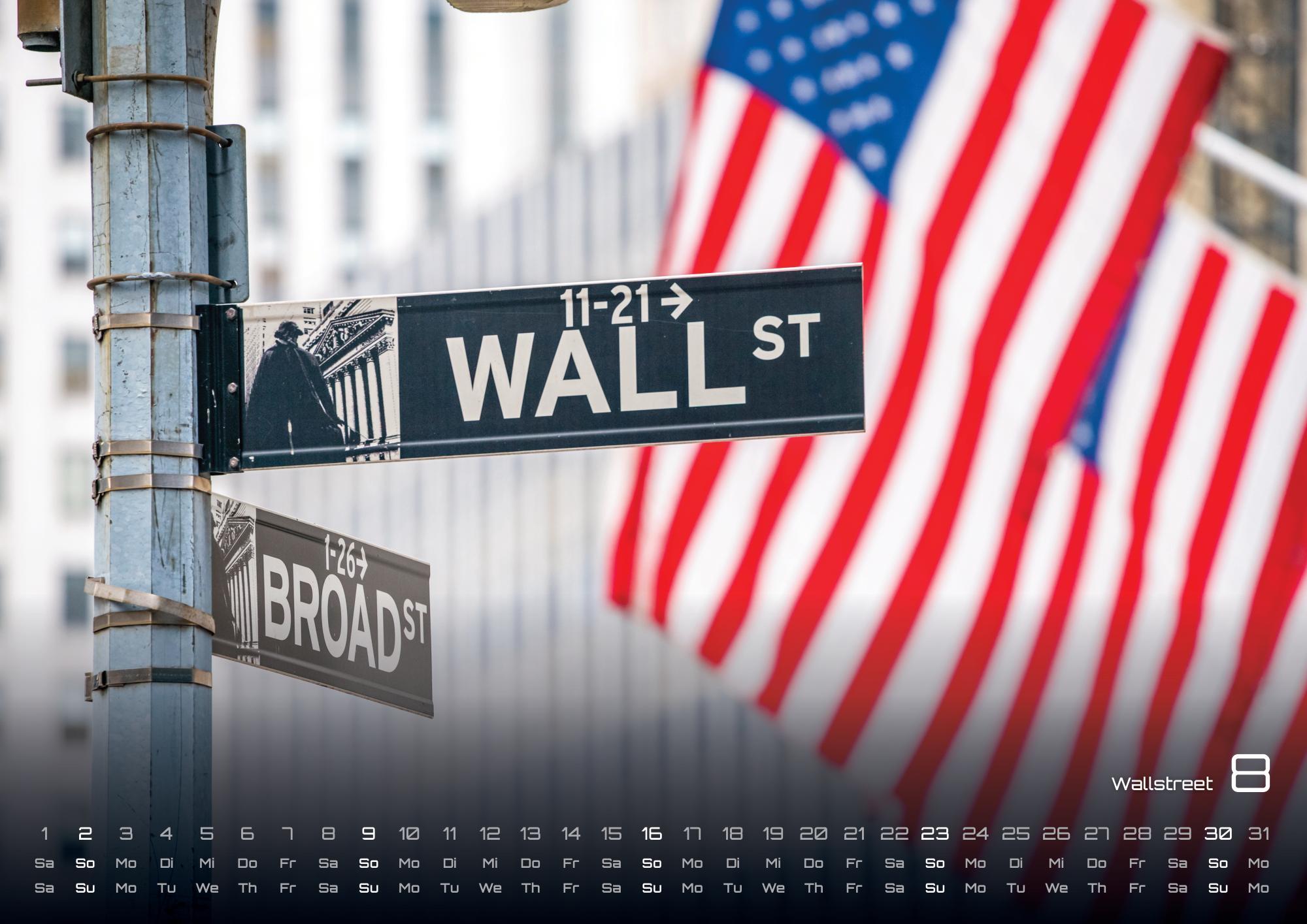 Beispielinhalt (Bild) New York - die Stadt, die niemals schläft - 2026 - Kalender DIN A2