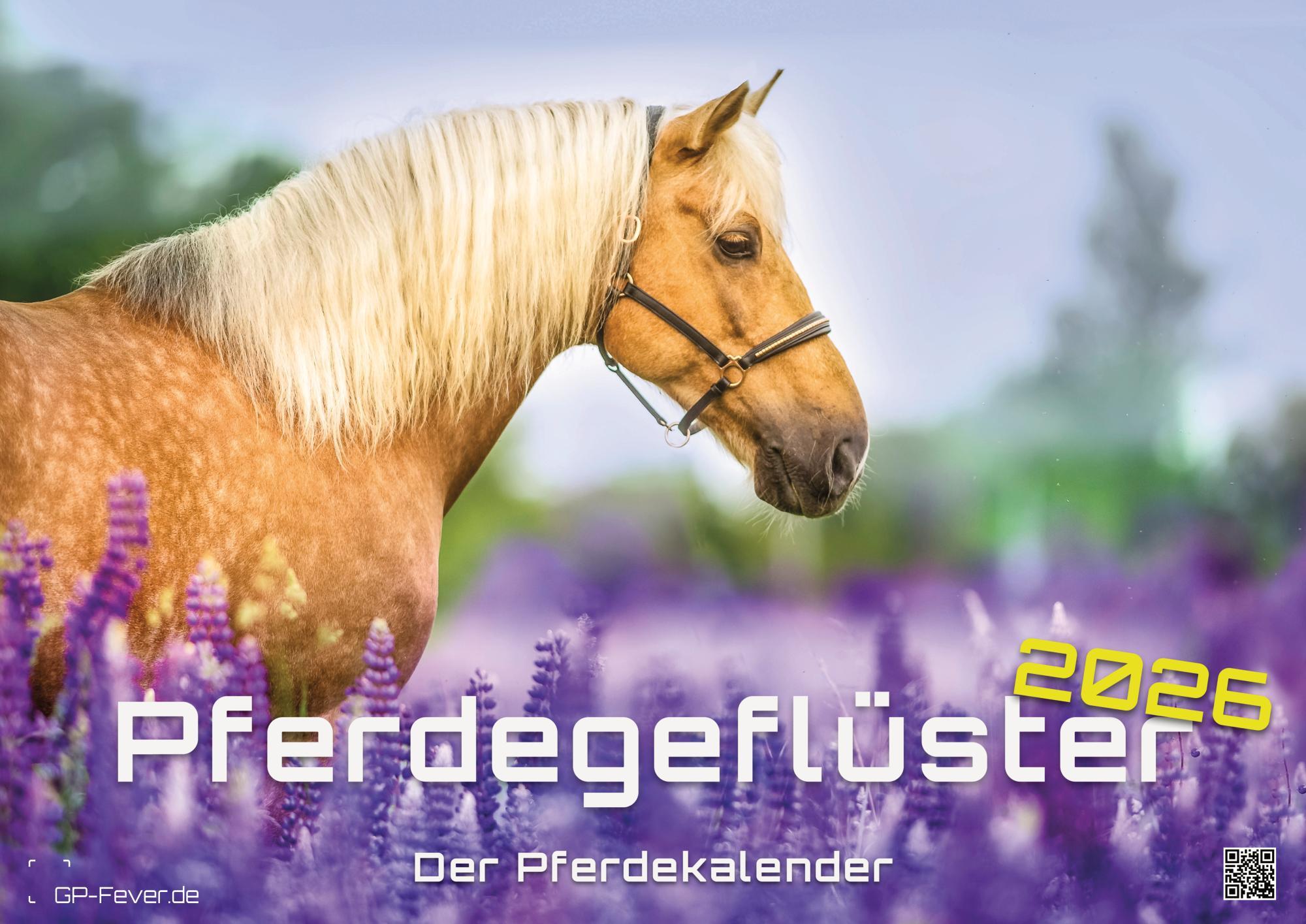 Vorderes Coverbild Pferdegeflüster - Der Pferdekalender - 2026 - Kalender DIN A3