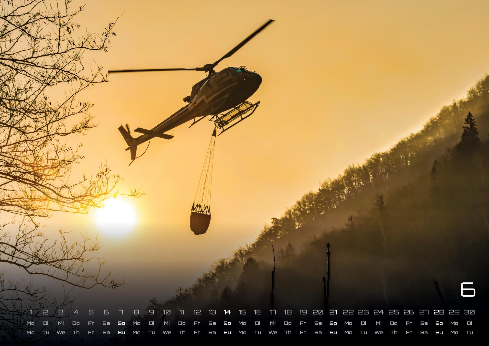 Beispielinhalt (Bild) FIREFIGHTER - Retter in der Not - Feuerwehr - 2026 - Kalender DIN A2
