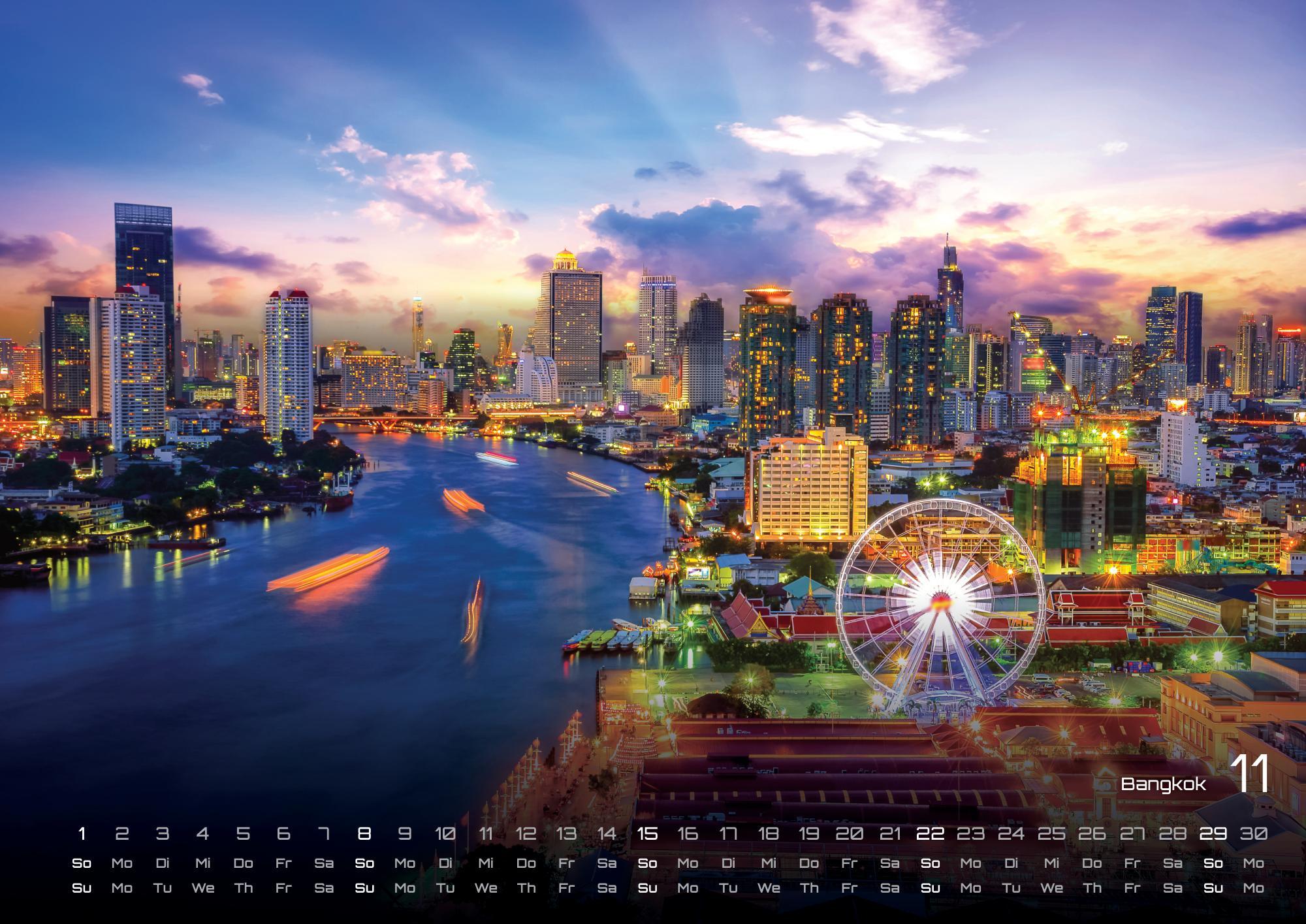Beispielinhalt (Bild) Thailand - Land of Smiles - 2026 - Kalender DIN A2