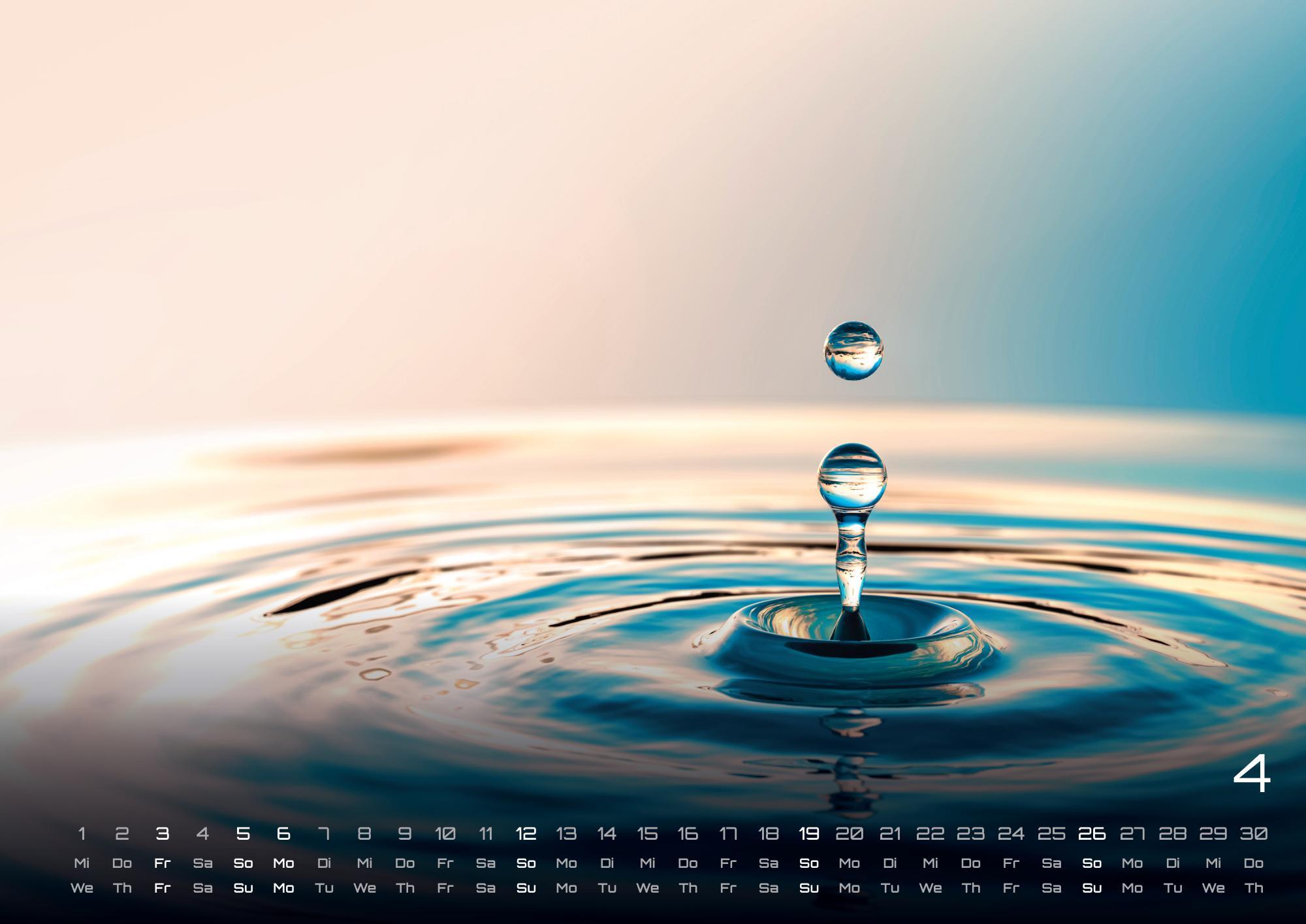 Beispielinhalt (Bild) Moments - wundervolle Momentaufnahmen - 2026 - Kalender DIN A3