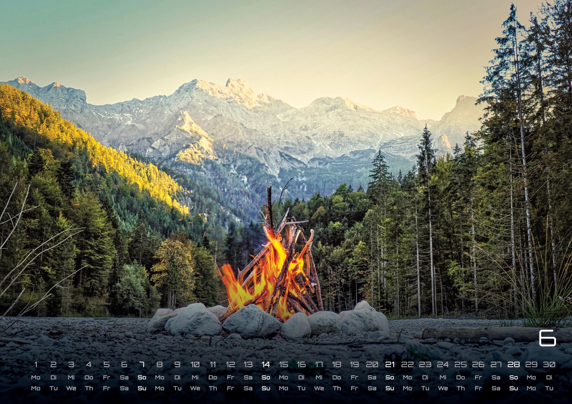 Beispielinhalt (Bild) Moments - wundervolle Momentaufnahmen - 2026 - Kalender DIN A3