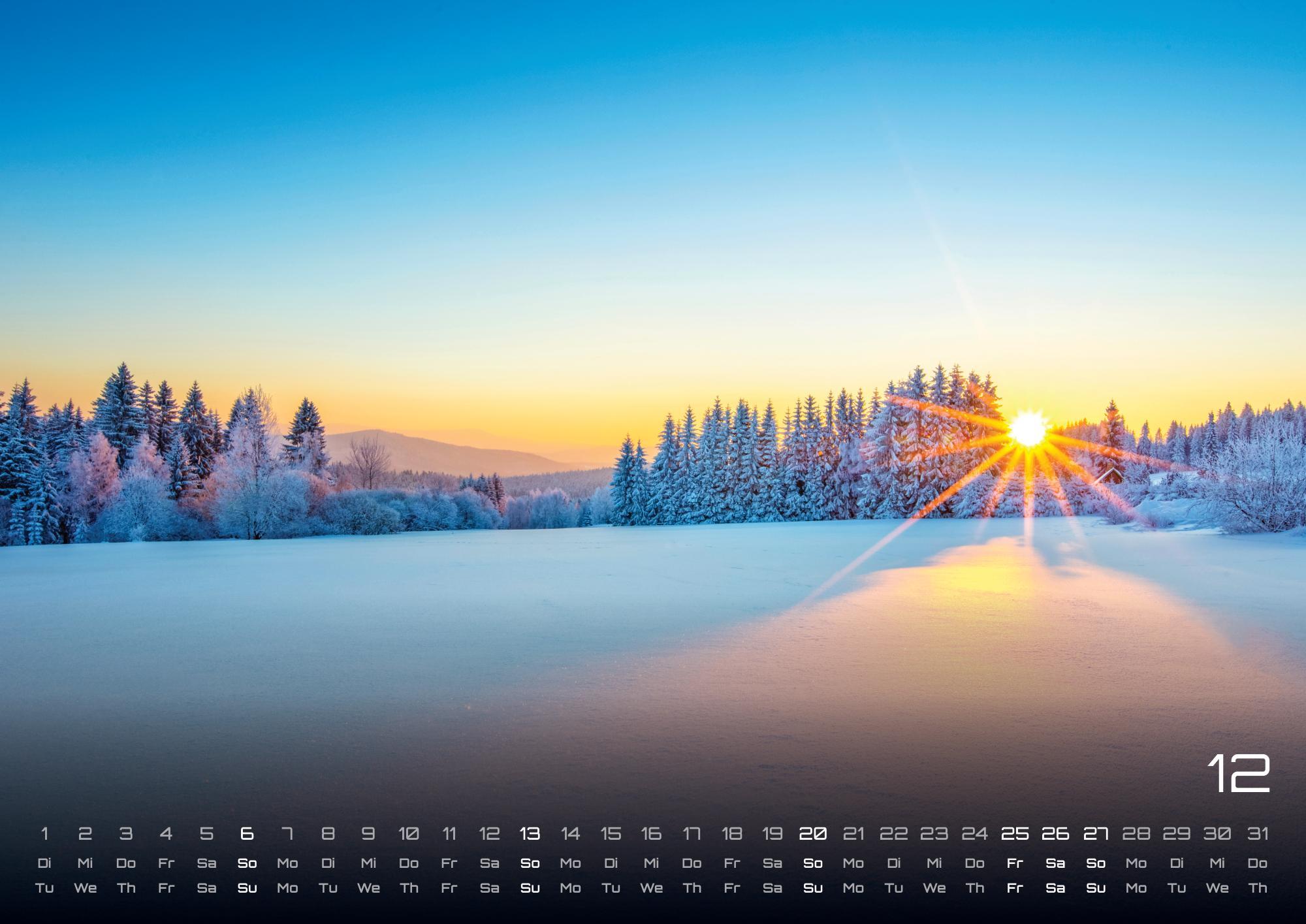 Beispielinhalt (Bild) Moments - wundervolle Momentaufnahmen - 2026 - Kalender DIN A3