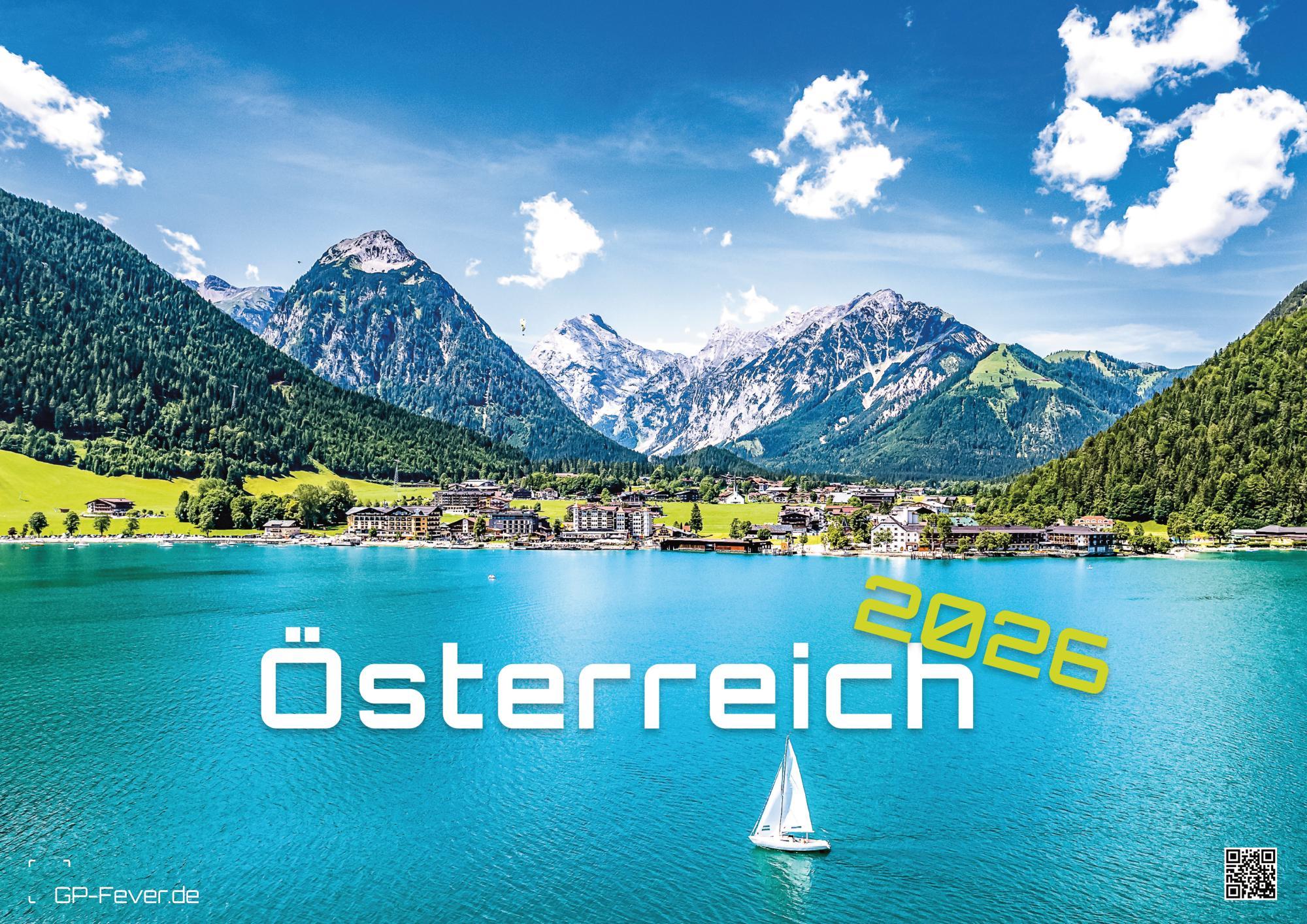 Vorderes Coverbild Österreich - 2026 - Kalender DIN A3
